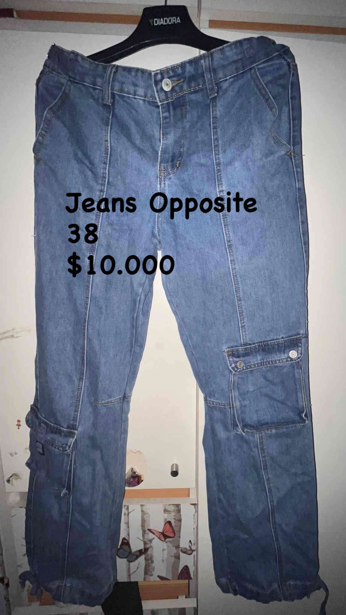 Jeans azules Opposite 38