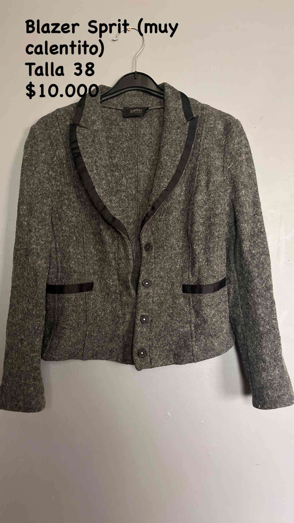 Blazer gris Sprit talla 38
