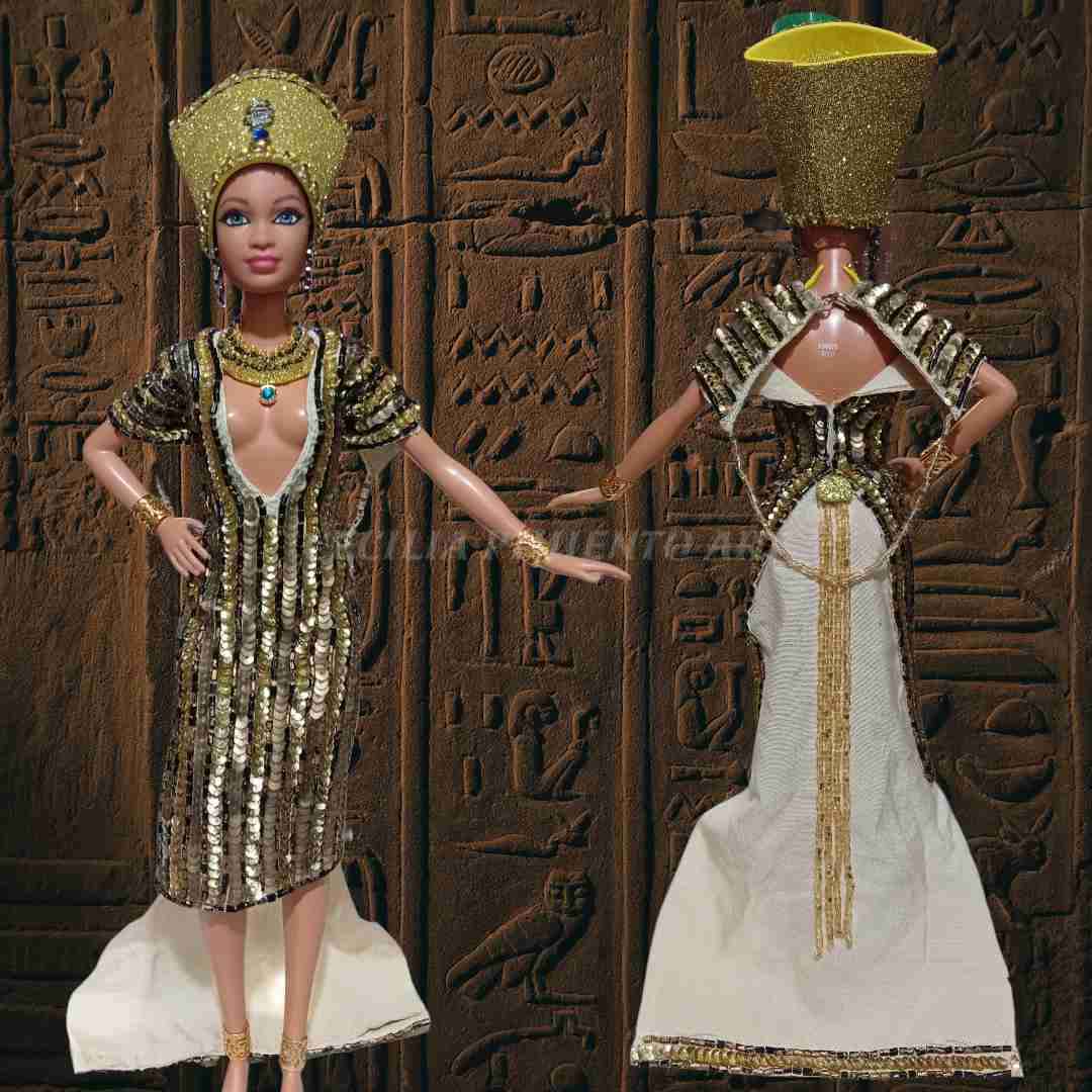 Muñeca coleccionable faraona egipcia - miniatura 2