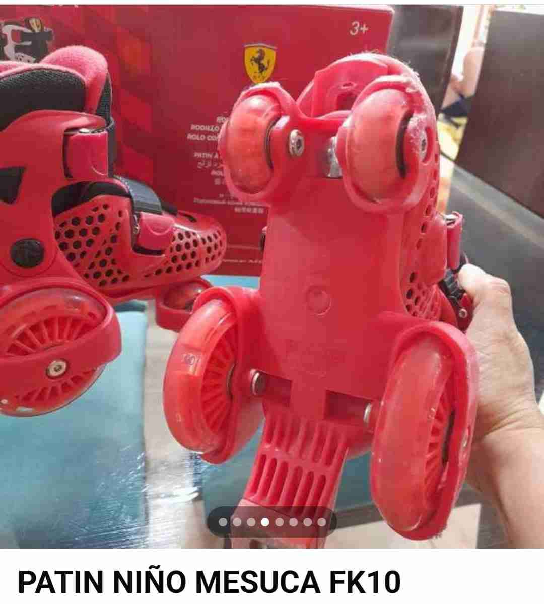 Set de patines modelo Ferrari Rojo - miniatura 3