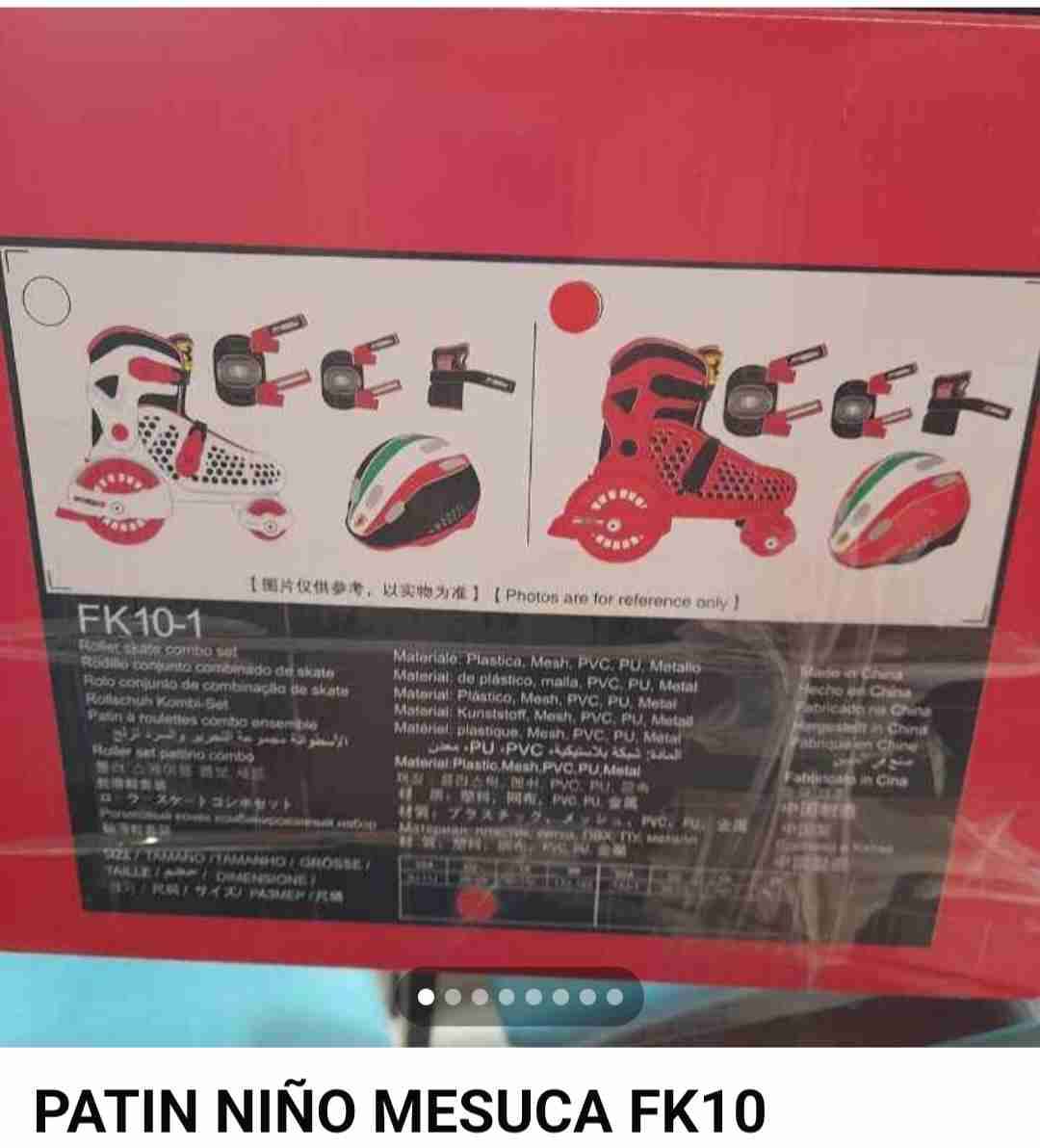 Set de patines modelo Ferrari Rojo - miniatura 5