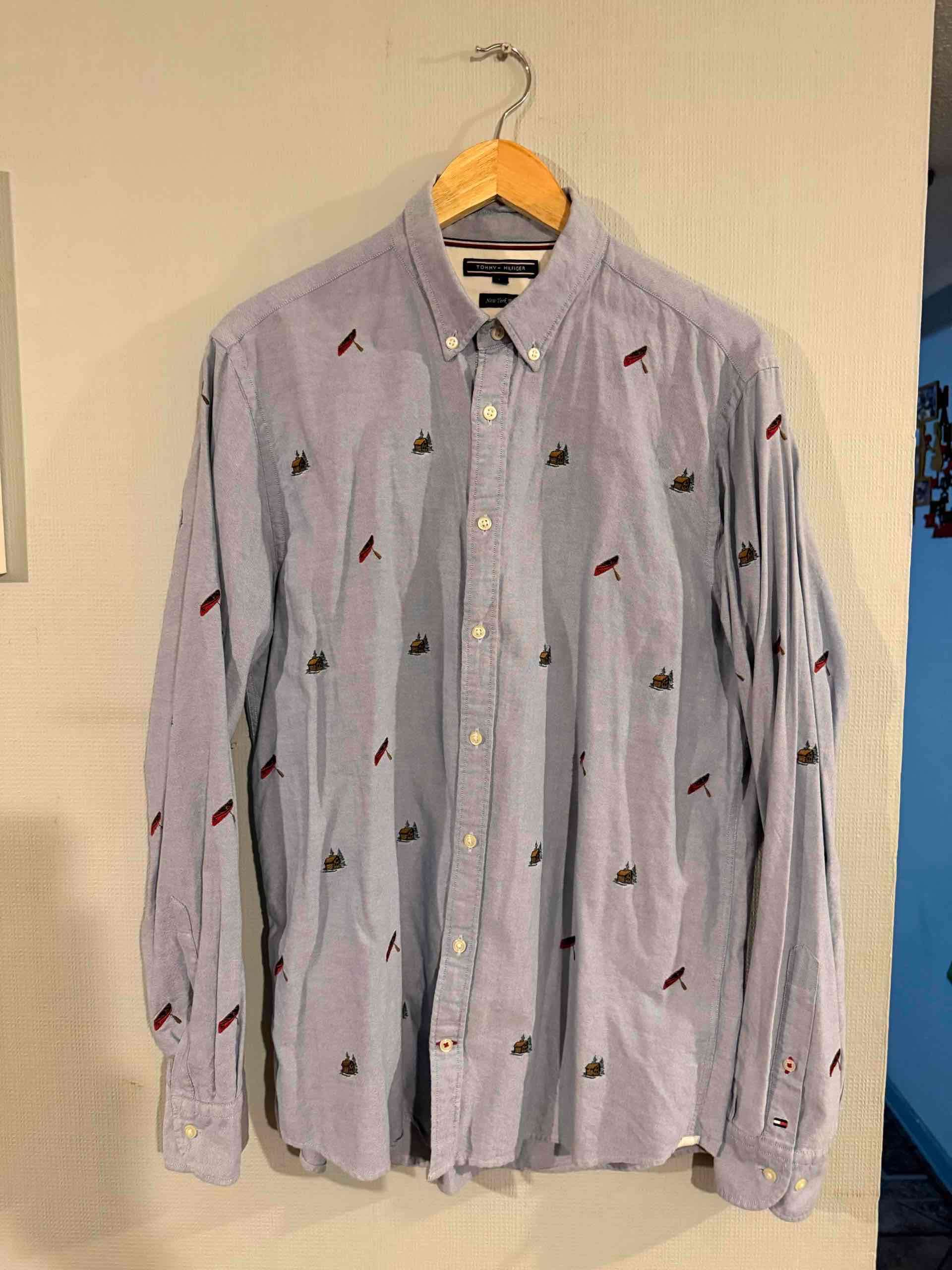 Camisa Tommy hilfiger de hombre talla L - miniatura 1