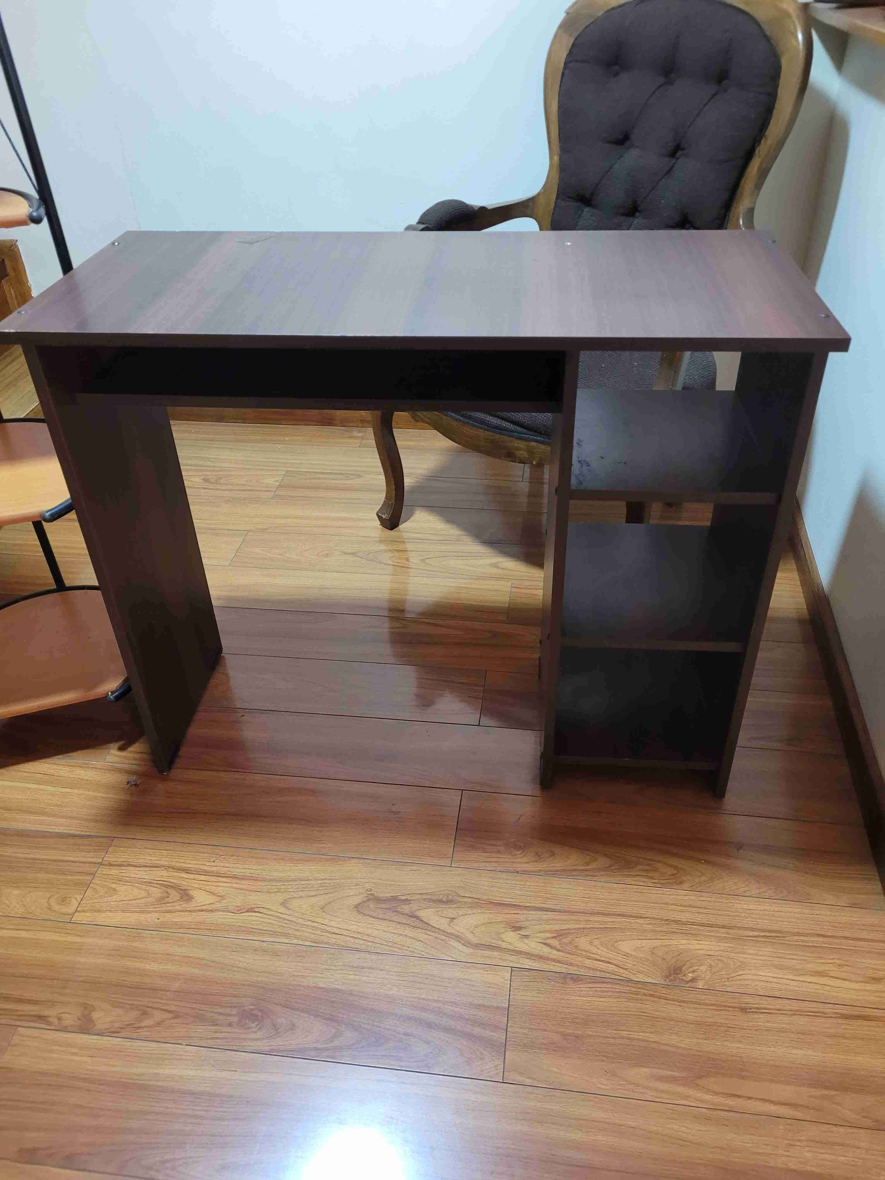 Escritorio con estantería de metal - miniatura 3