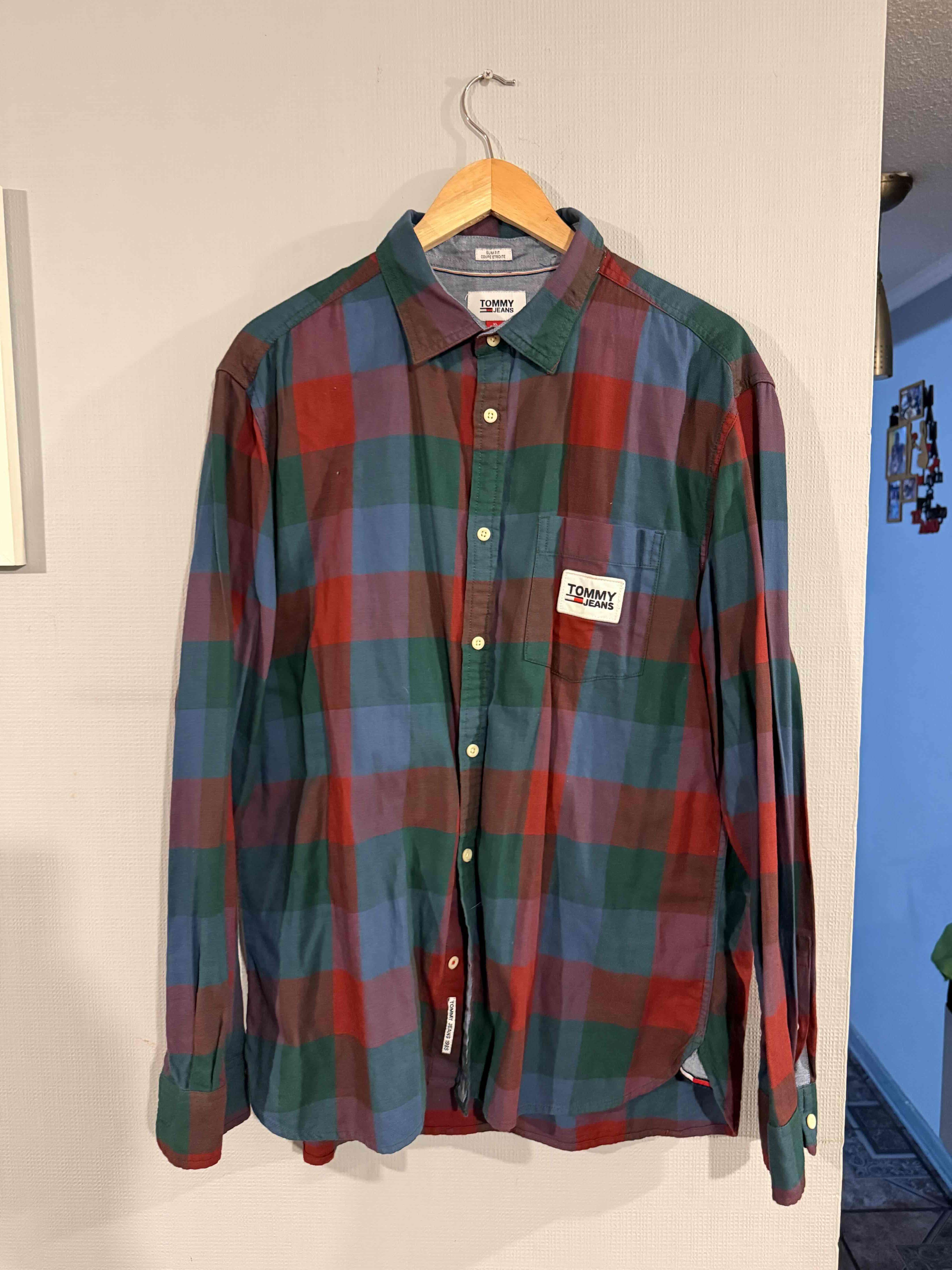 Camisa a cuadros Tommy Jeans talla XL