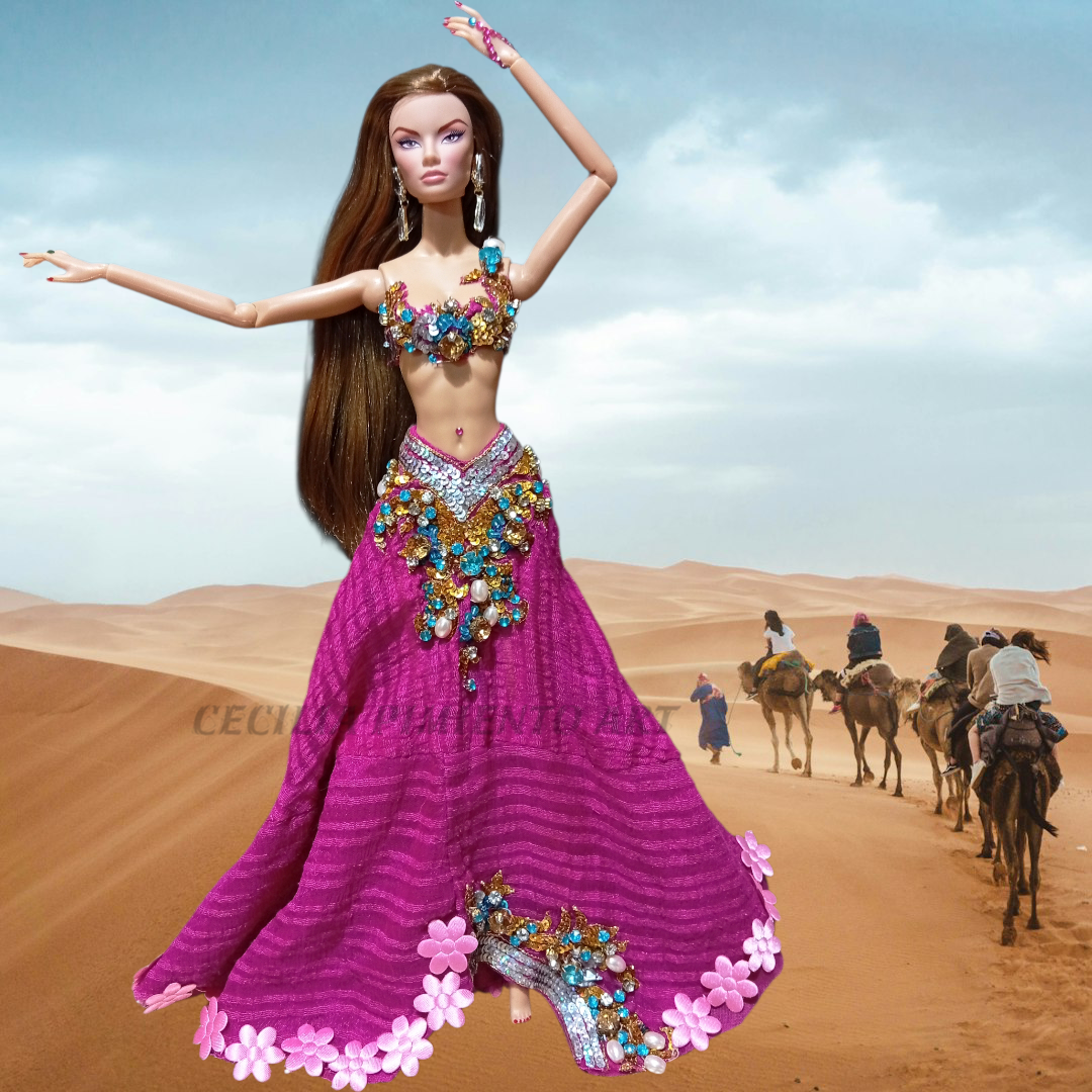 Muñeca de colección árabe - miniatura 1