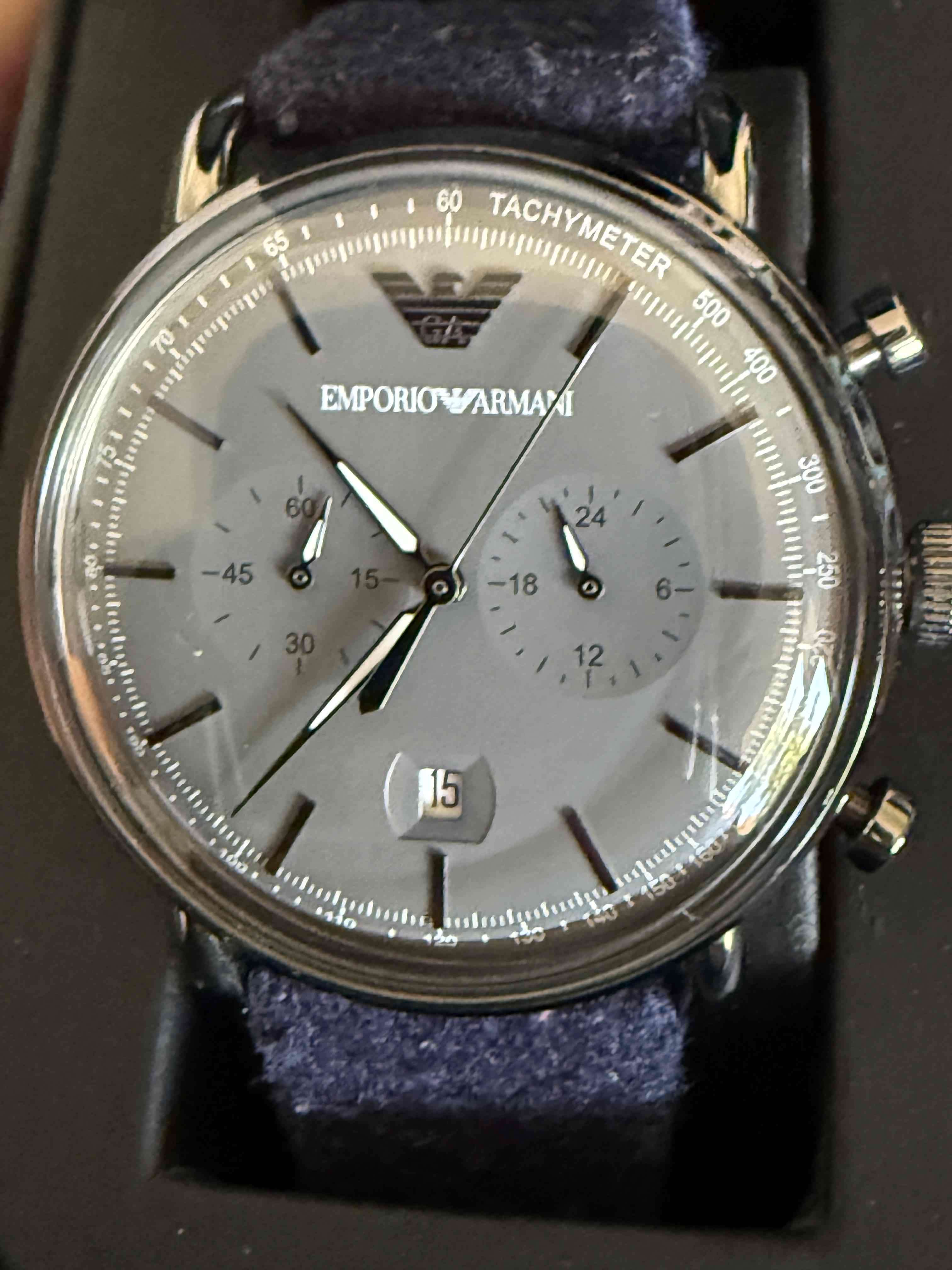 Reloj Emporio Armani gris - miniatura 1