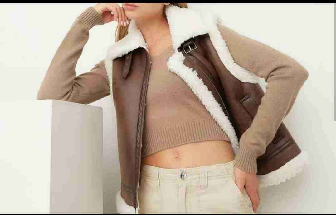 Chaleco de cuero con forro - miniatura 1