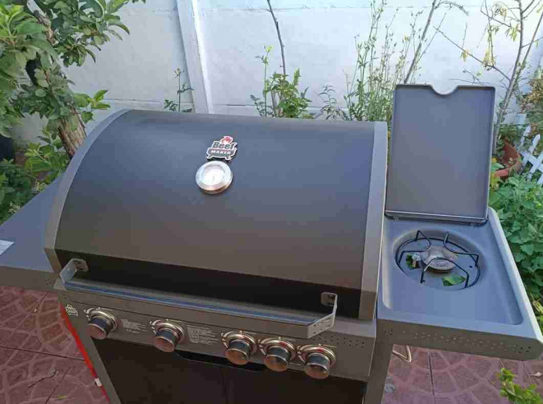 Parrilla BBQ con quemador lateral - miniatura 1