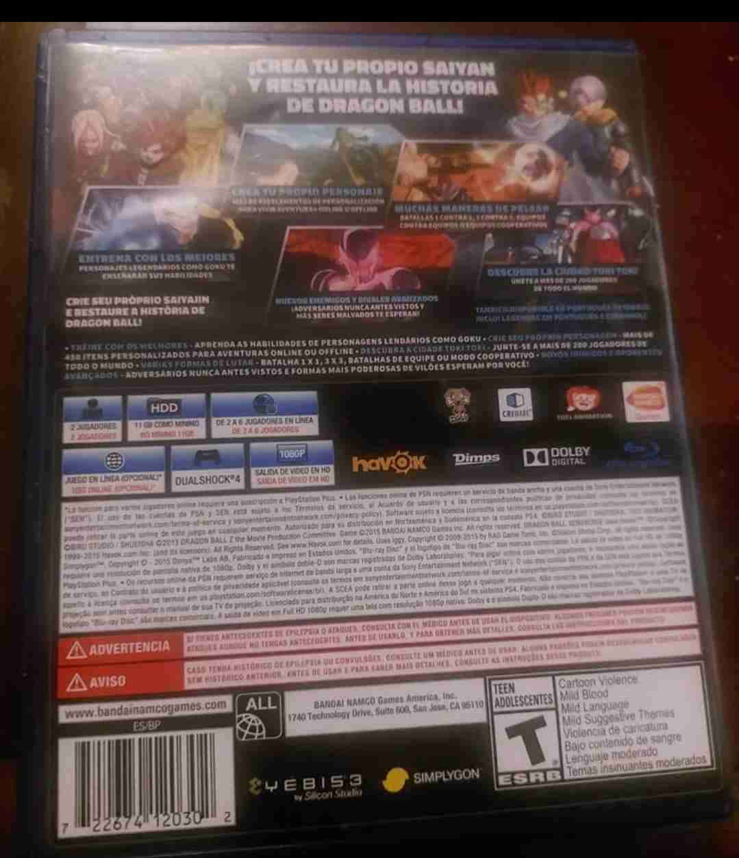 Juego PS4: Dragon Ball Xenoverse - miniatura 1