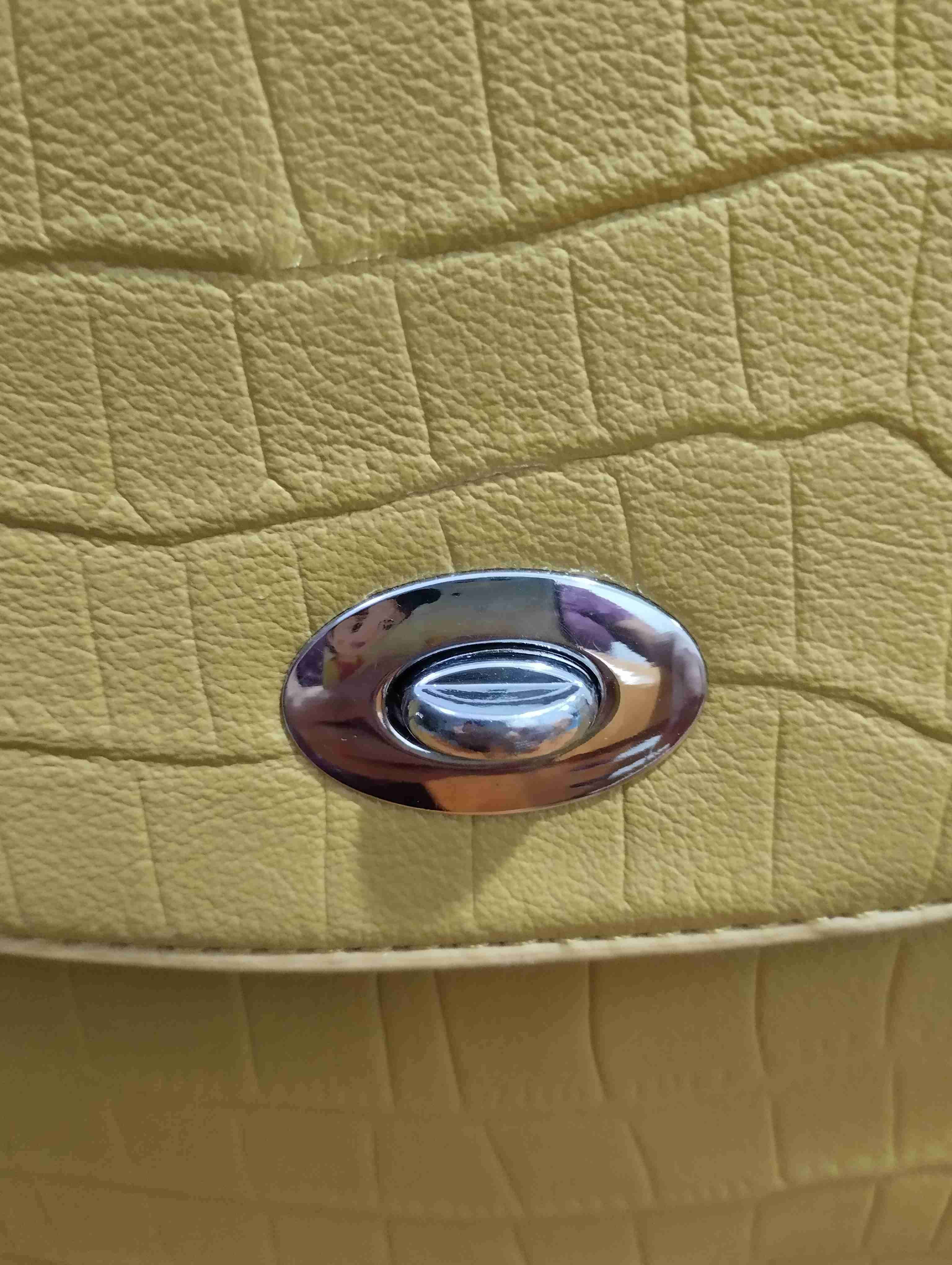 Cartera amarilla texturizada - 1