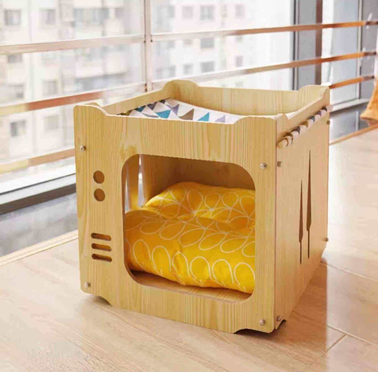 Casa doble nivel para gatos - miniatura 5