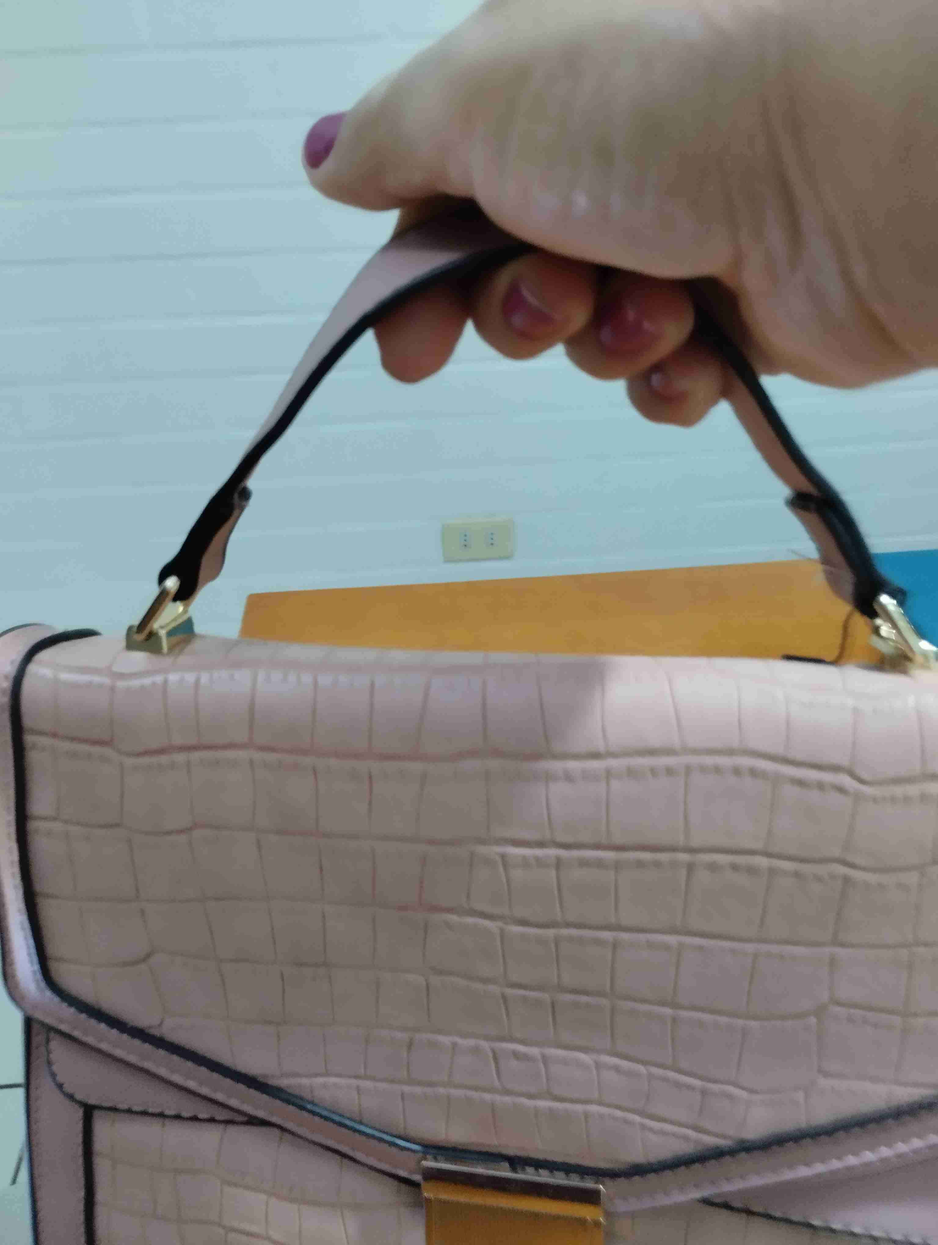 Cartera rosada texturizada - miniatura 5