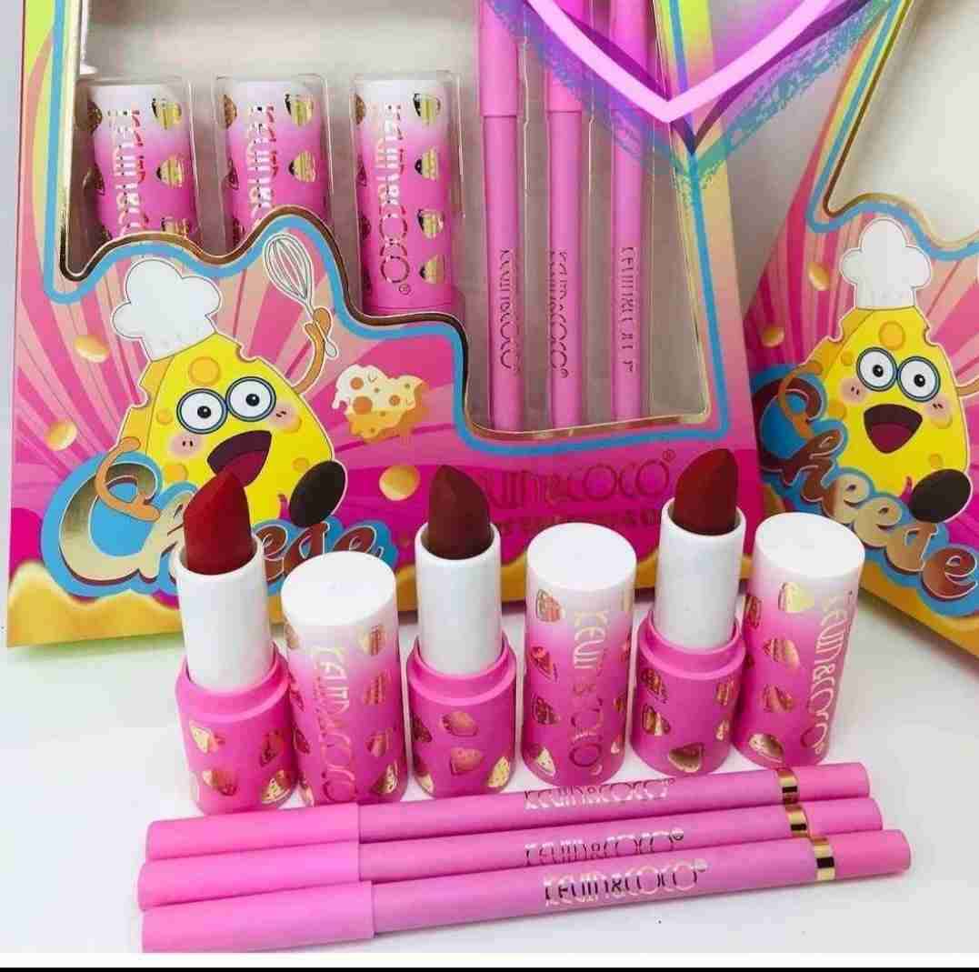 Paletas de sombras coloridas, glitter e iluminador - miniatura 6