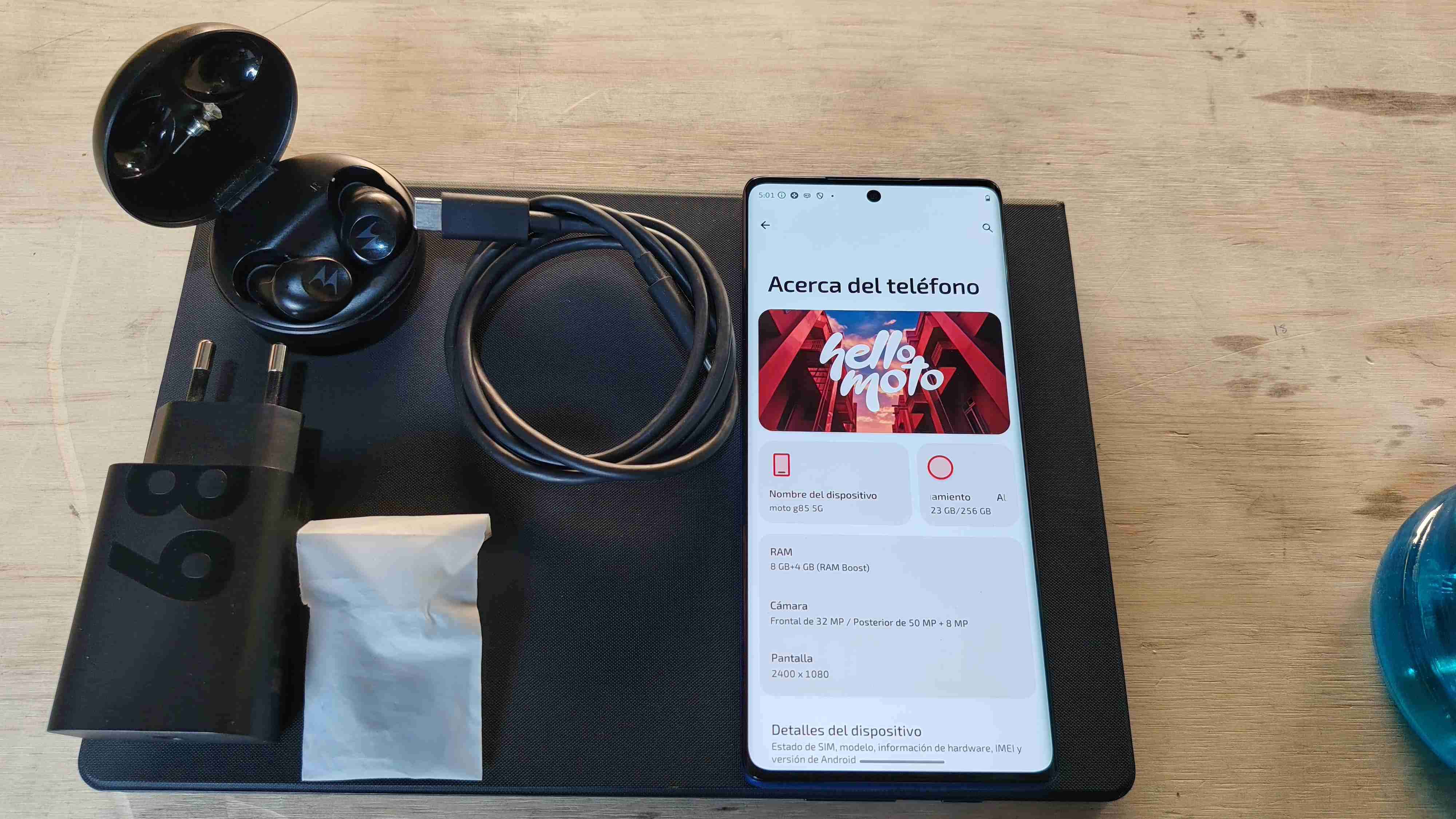 Motorola g85+motobuds250+Cargador68w - miniatura 3