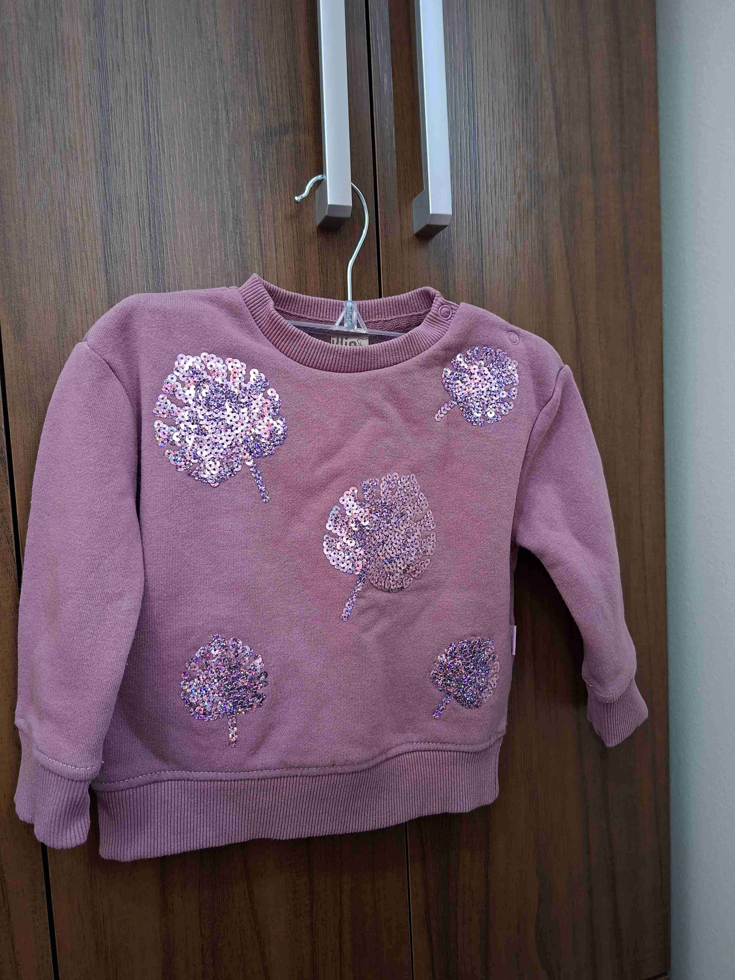 Poleron Ficcus rosa con lentejuelas - miniatura 1