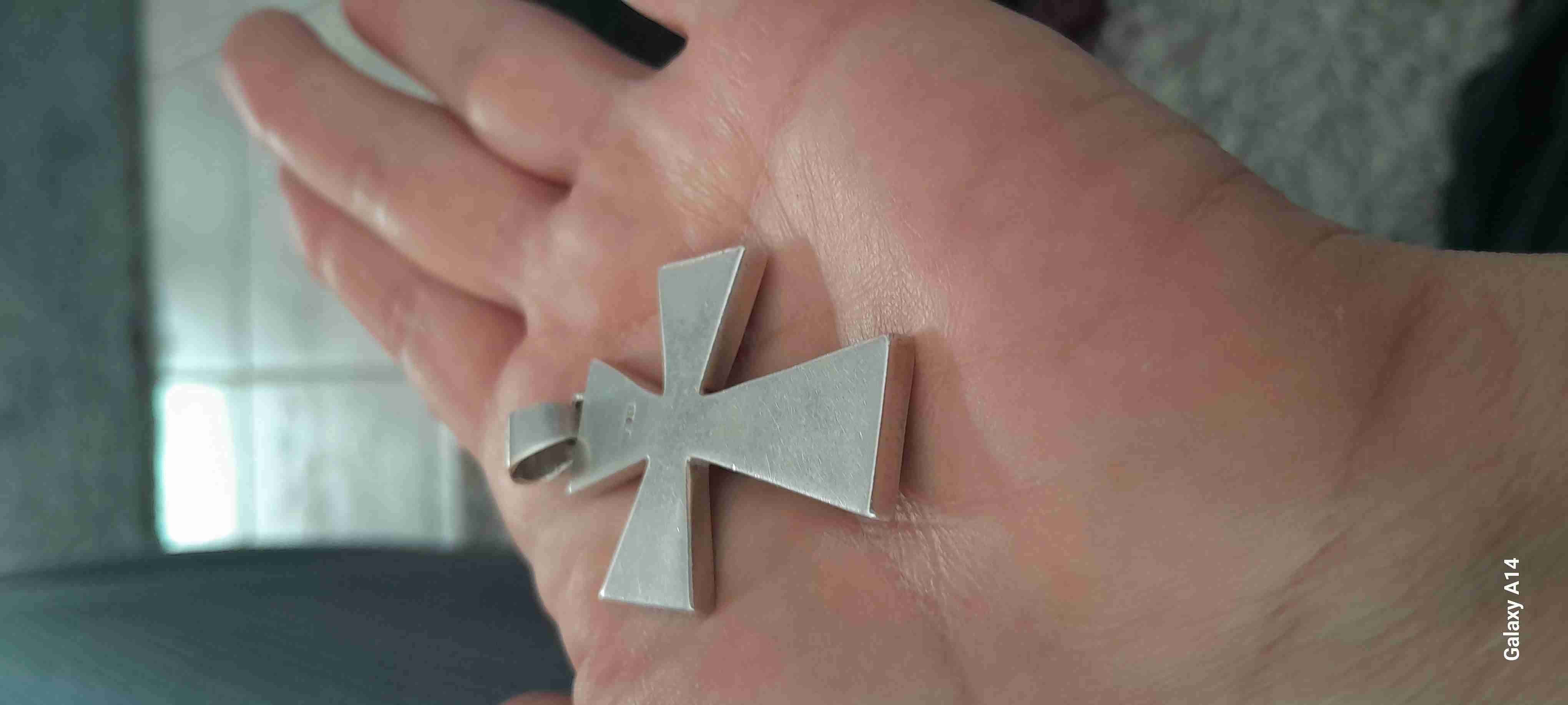 Colgante lapislazuli azul en plata 925 vintage - miniatura 3