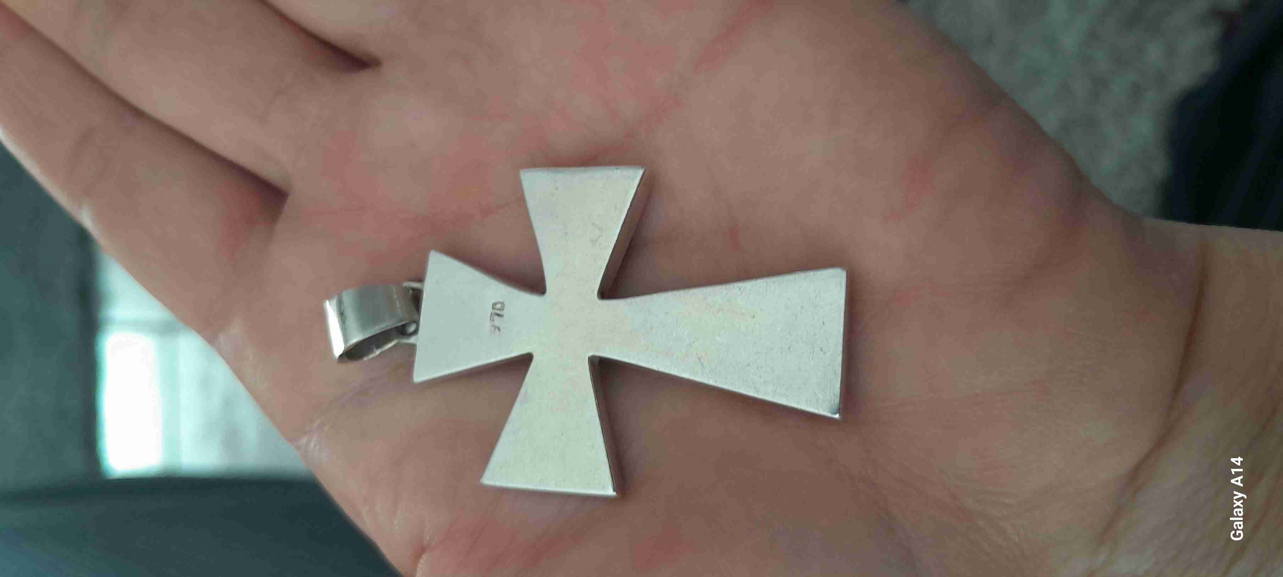 Colgante lapislazuli azul en plata 925 vintage - miniatura 4