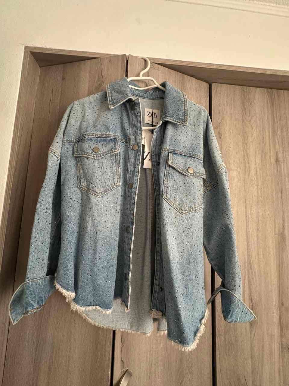 Chaqueta jeans Zara destellos NUEVA