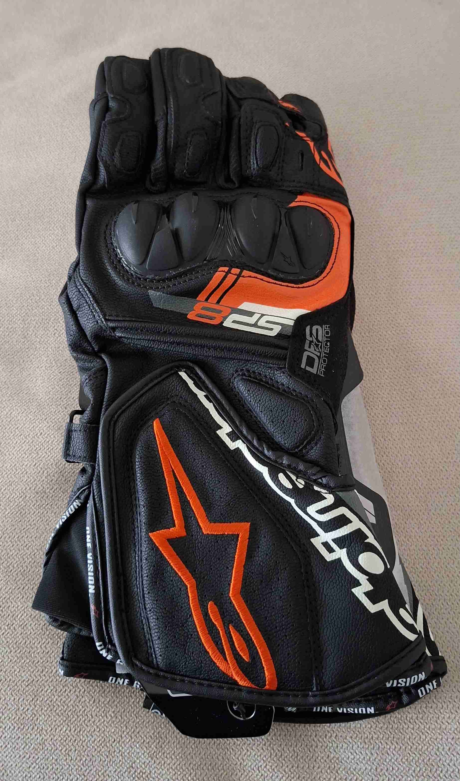 Guantes de motocicleta Alpinestars SP-8 V3 - miniatura 1