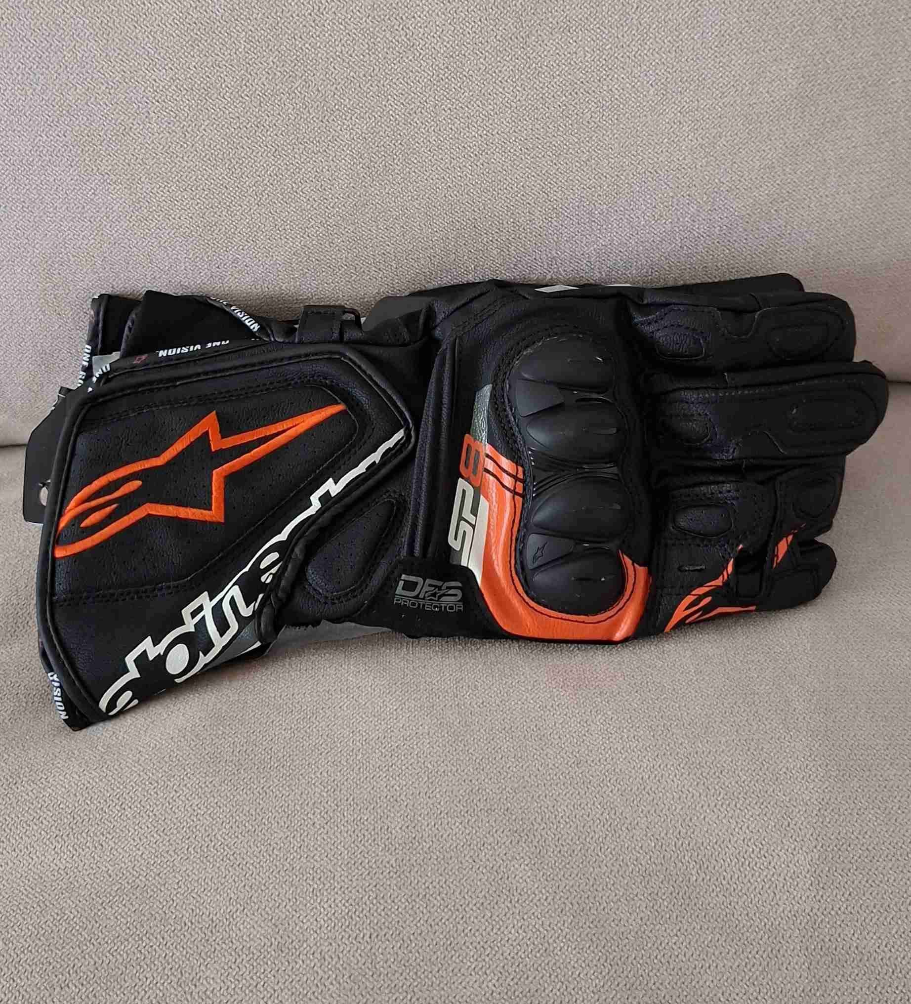 Guantes de motocicleta Alpinestars SP-8 V3 - miniatura 2