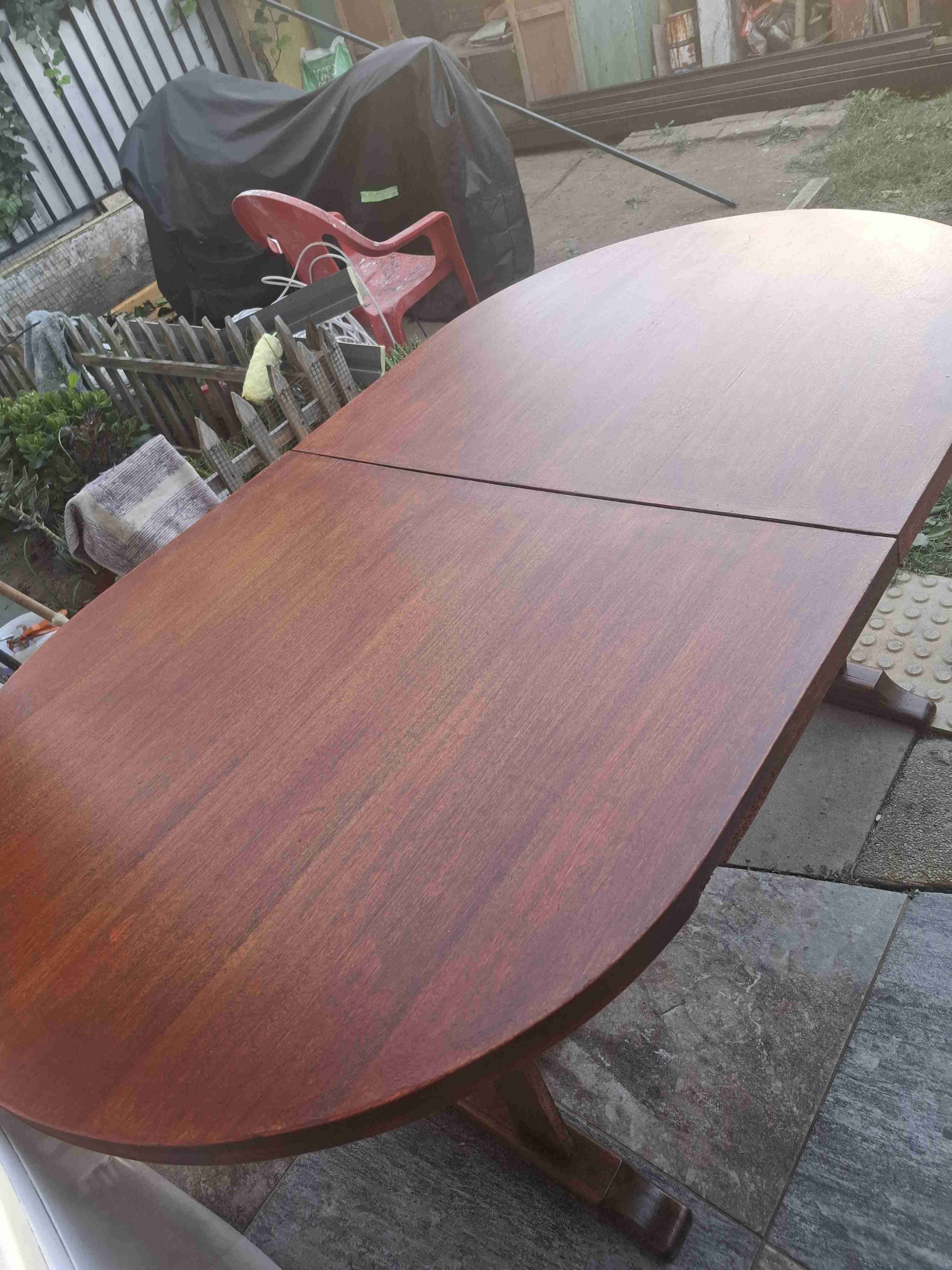 Mesa extensible de madera barata - miniatura 1