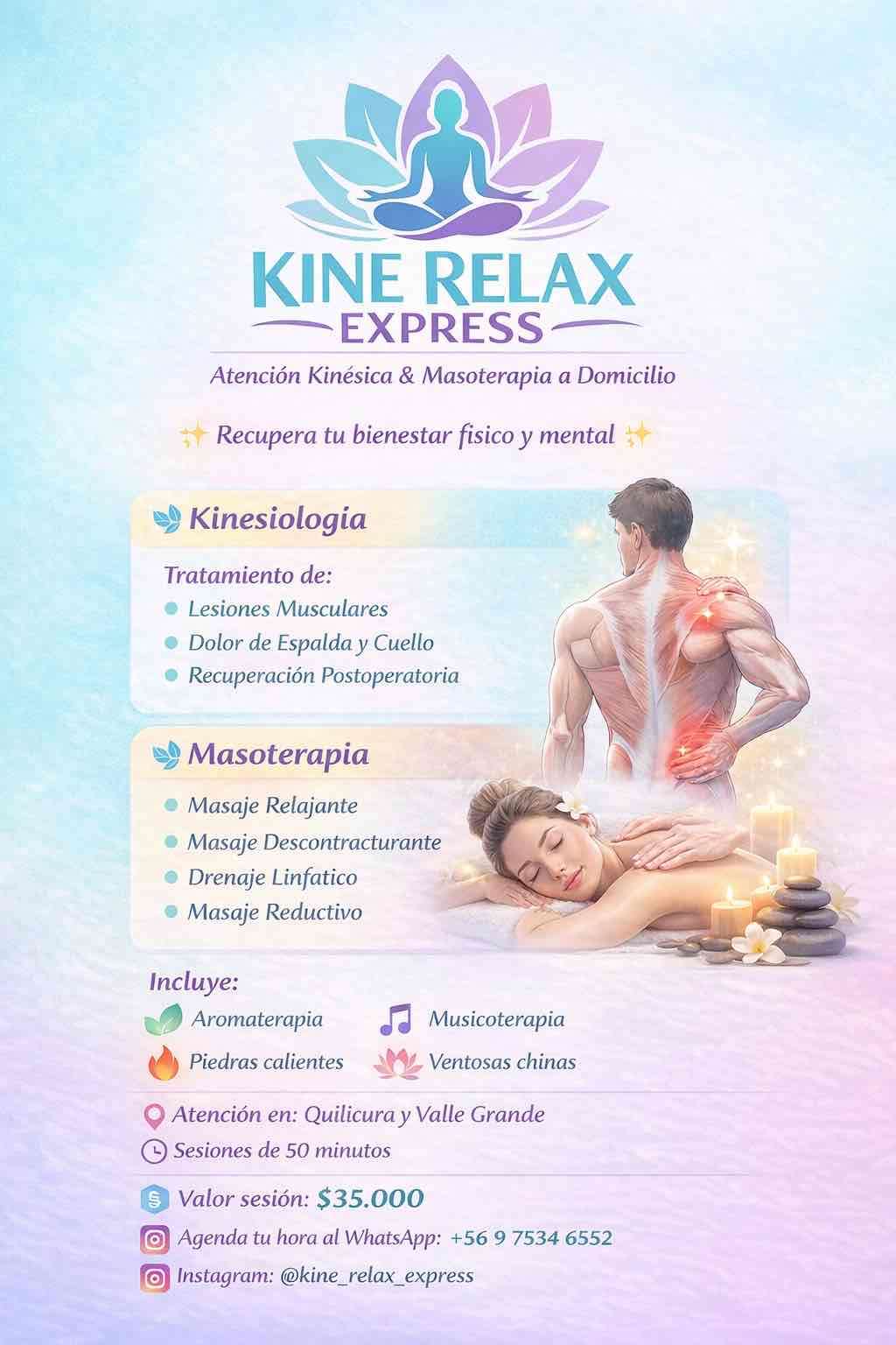 Sesión de Kinesiología y Masoterapia - 1