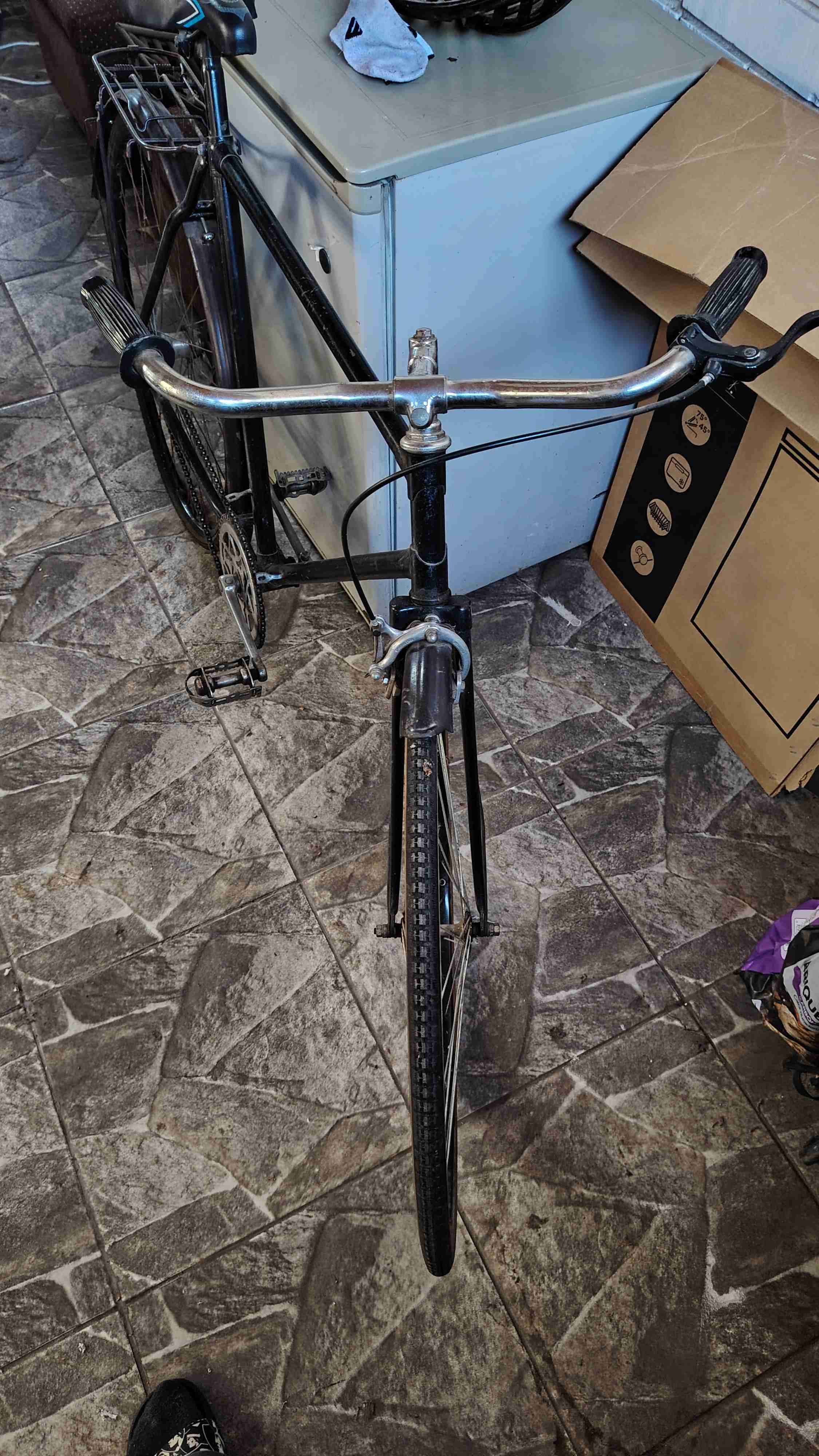 Bicicleta vintage negra - 2