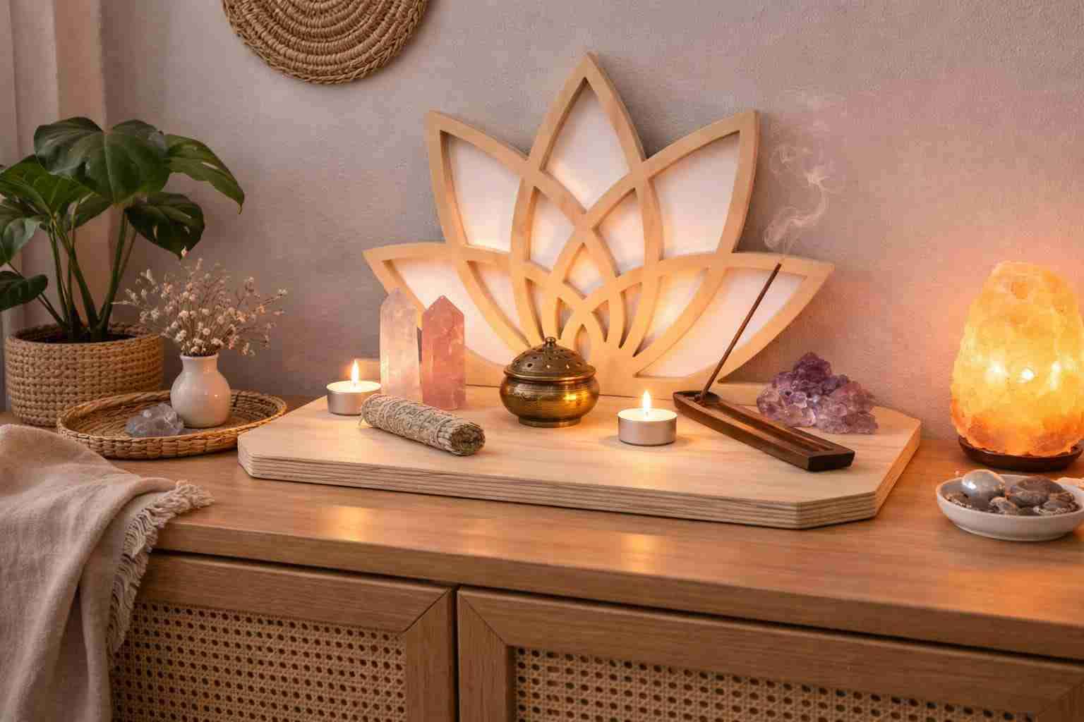 🌸 Altar Espiritual Flor de Loto - 1