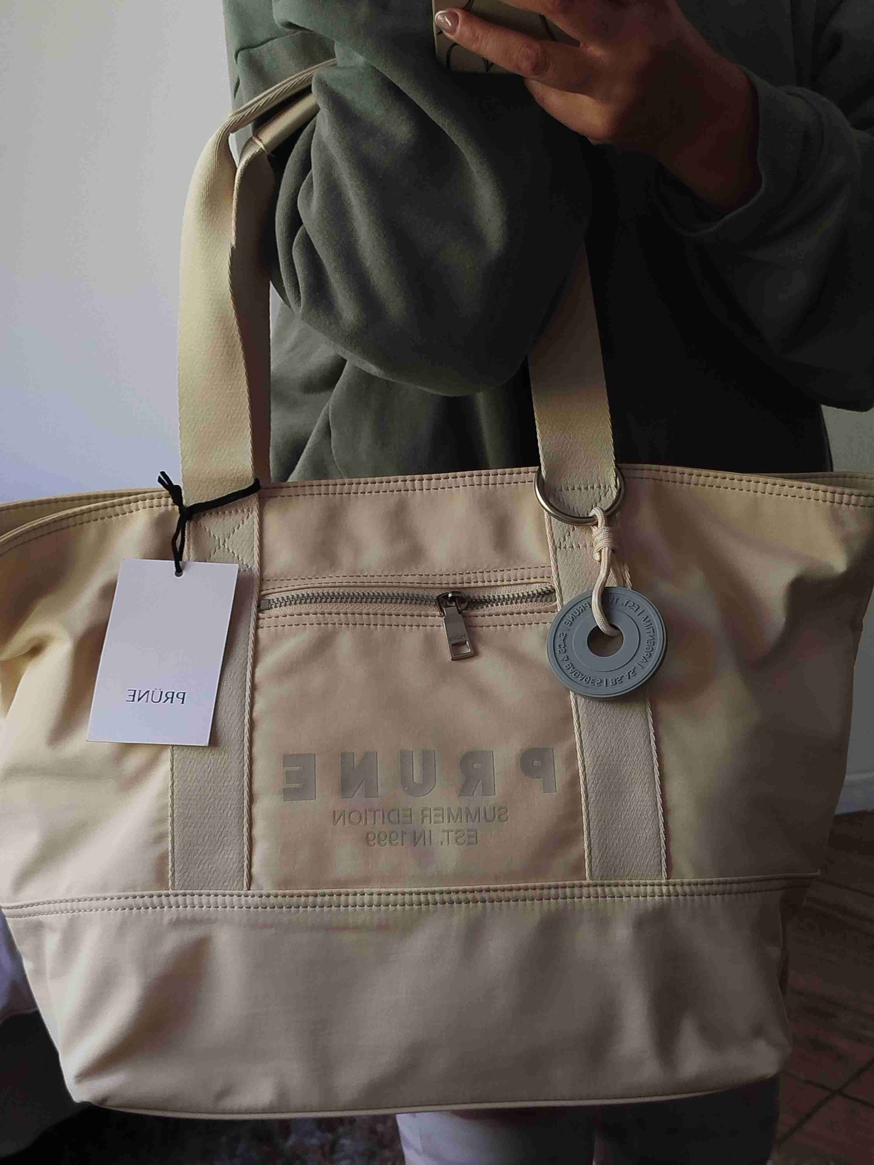 Bandolera mini tote Prune negra - miniatura 6