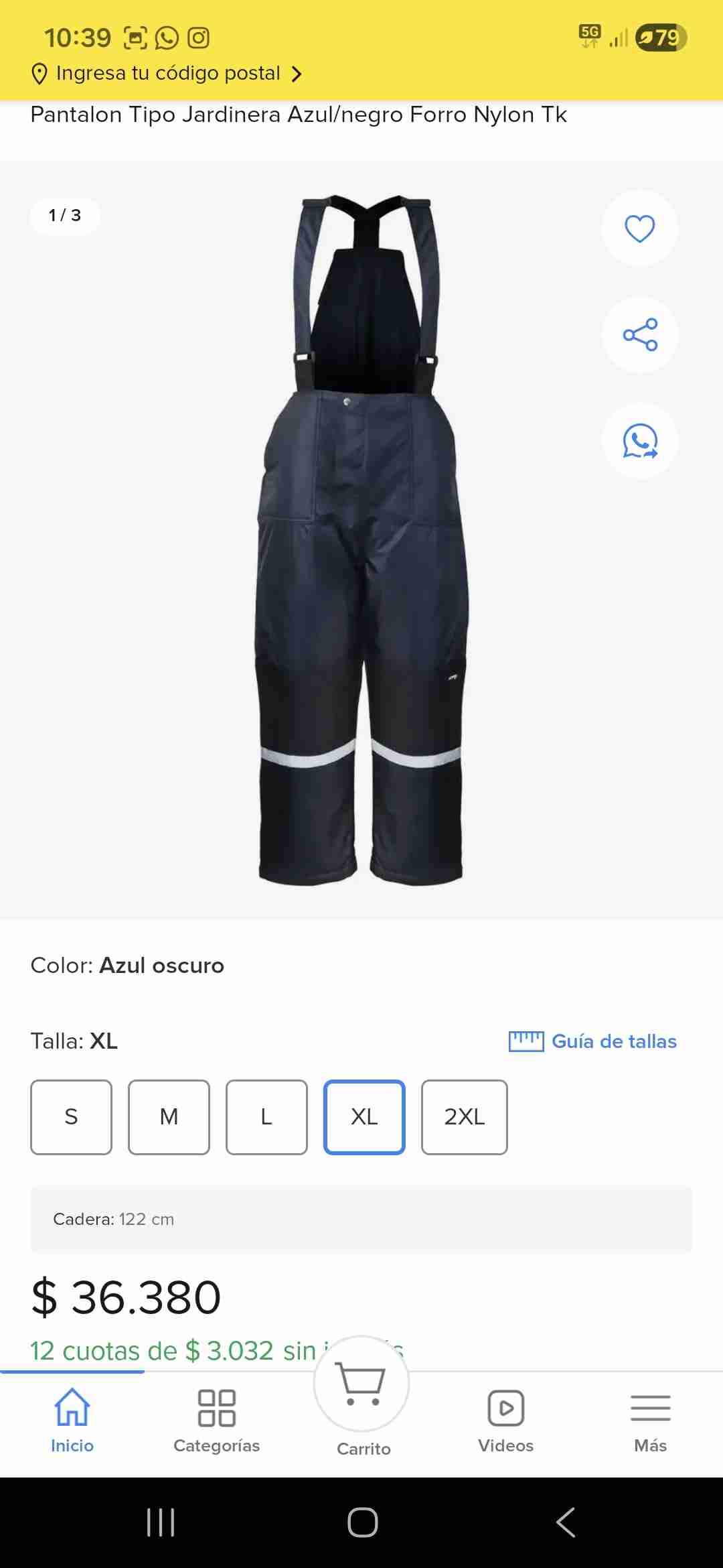 Traje termico nuevo XL - 2