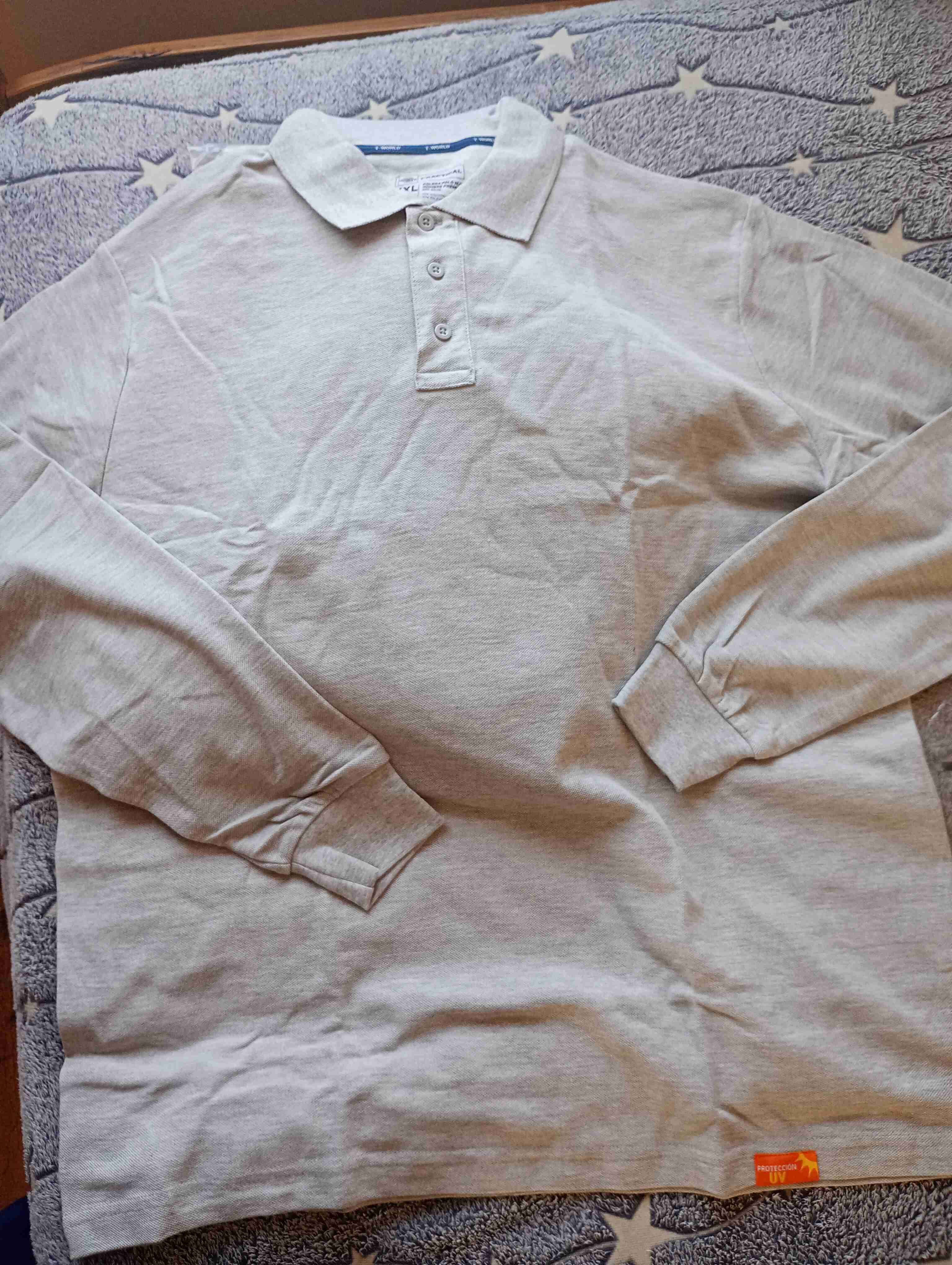 Polera polo gris XXL - 3