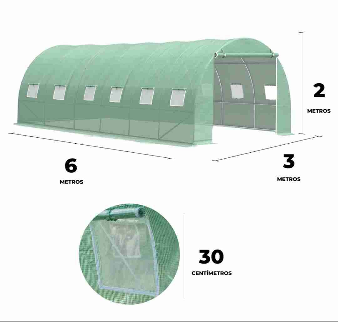 Invernadero túnel grande - miniatura 2