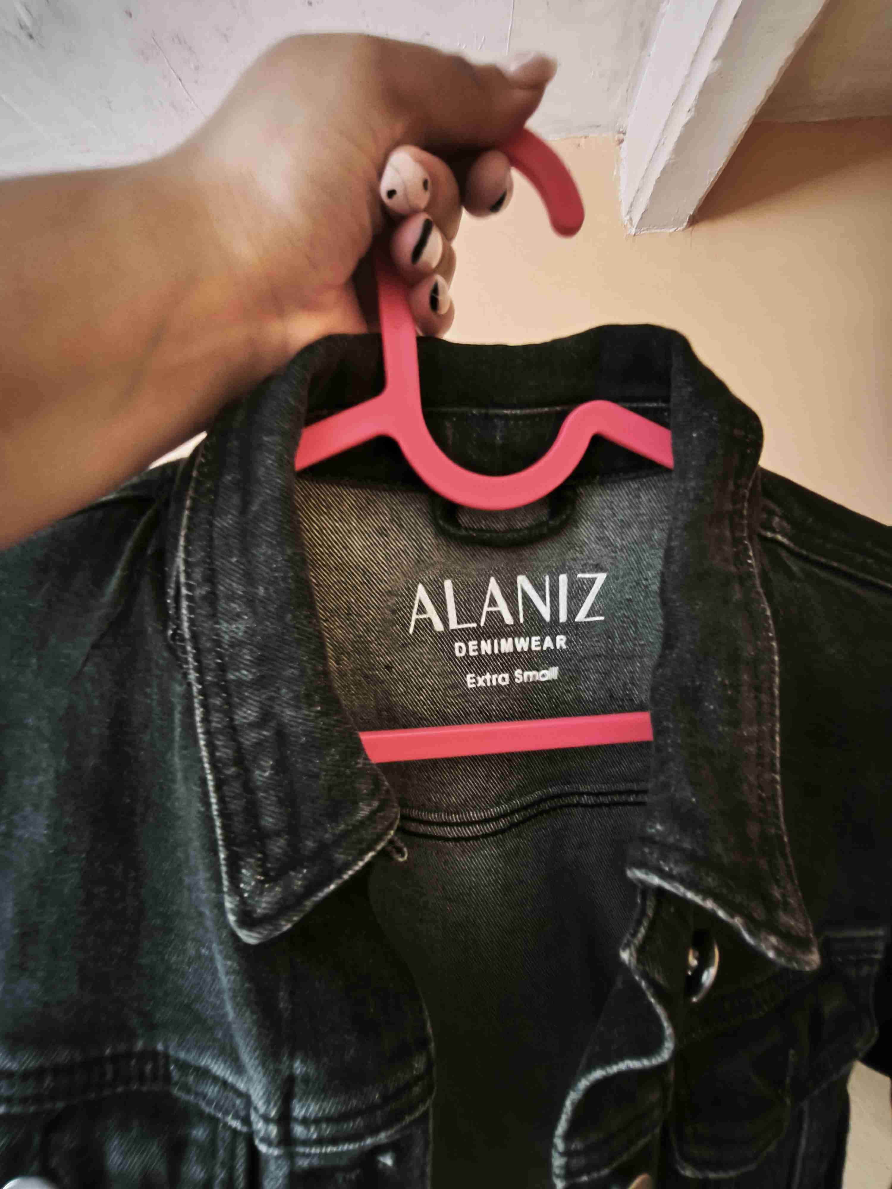 Chaqueta de mezclilla Alaniz negra - miniatura 2