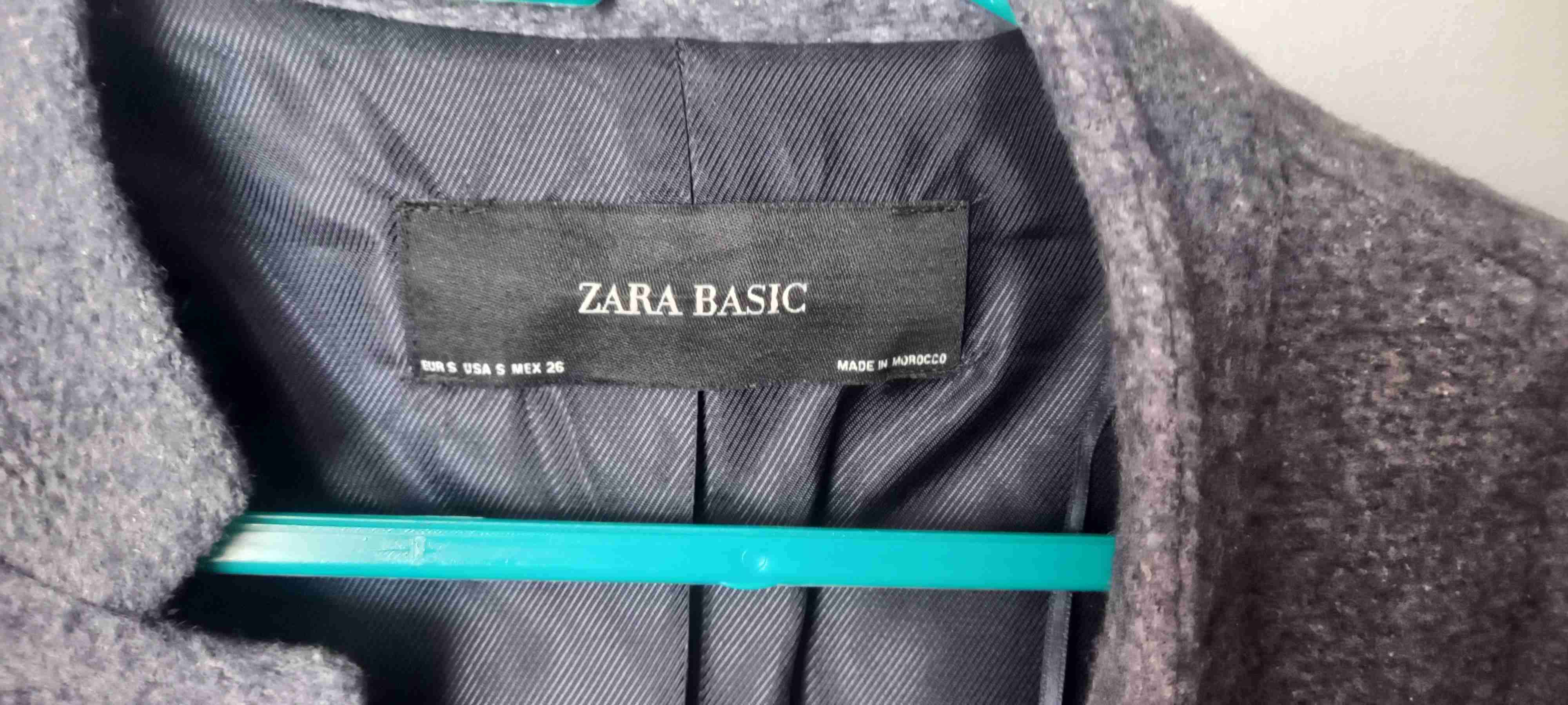 Abrigo azul Zara Basic - 2