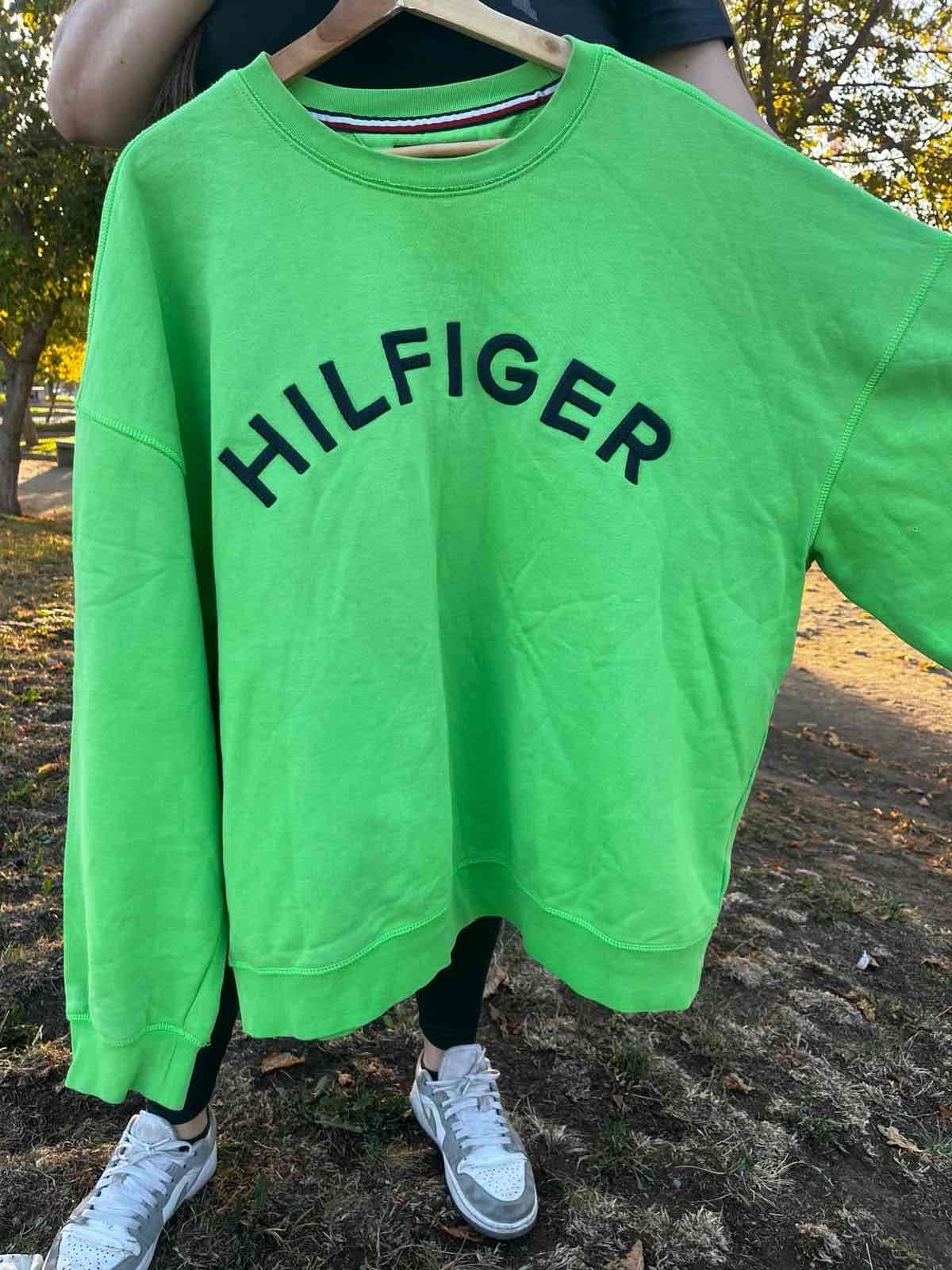 Suéter verde Tommy Hilfiger XL - miniatura 2