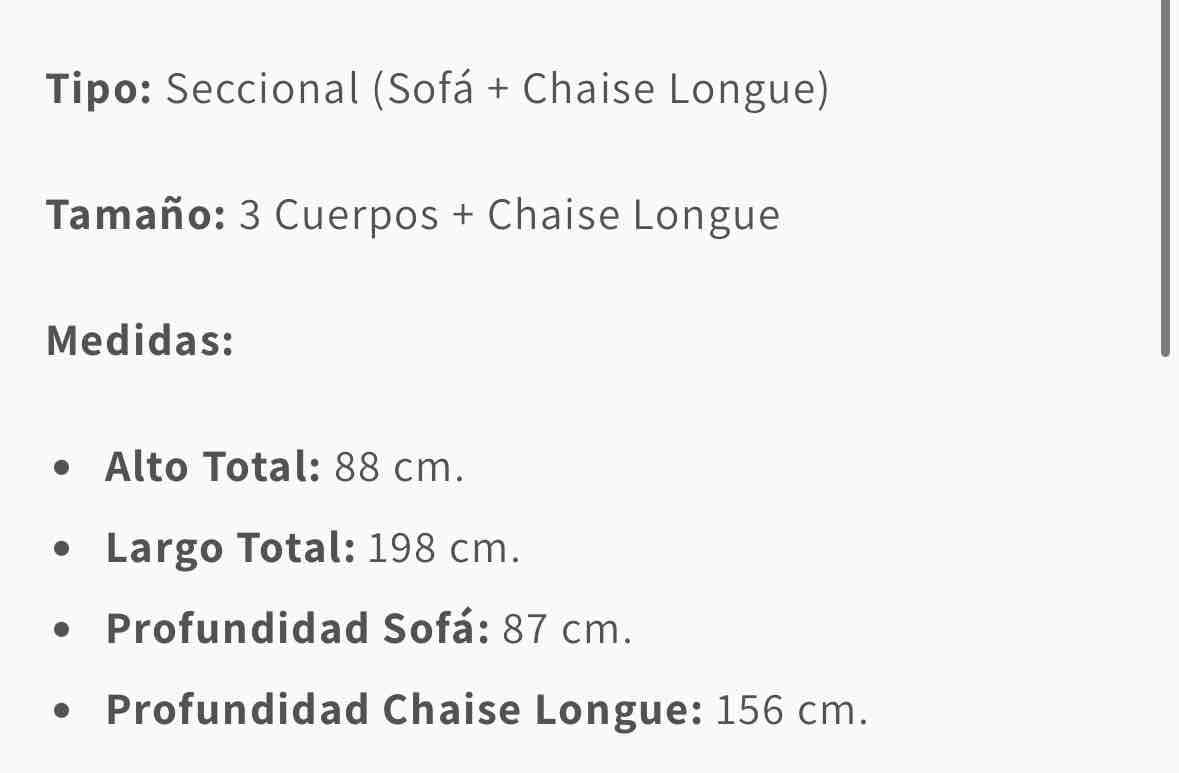 Sofá seccional gris - miniatura 3