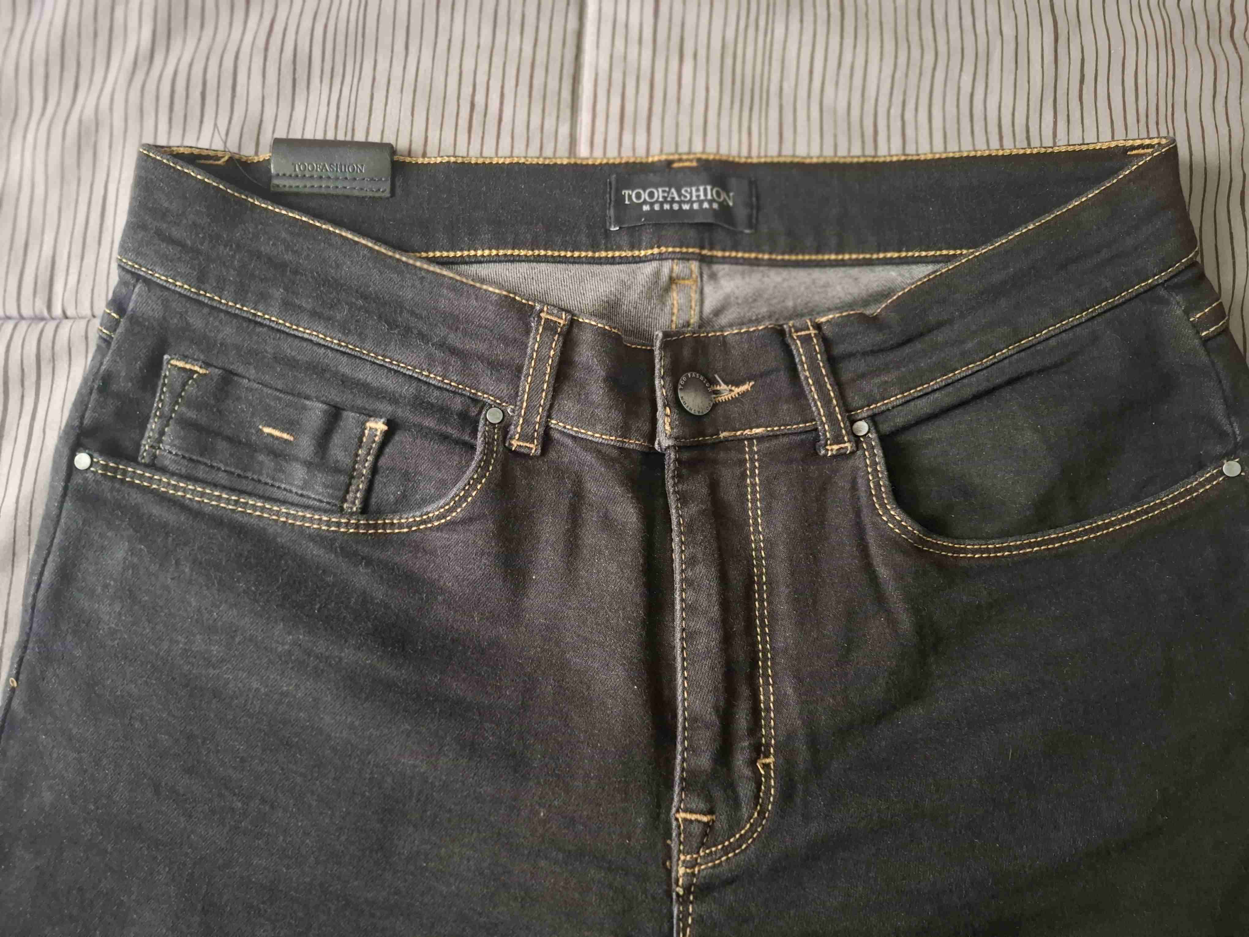 Jeans negros de hombre TF - miniatura 2