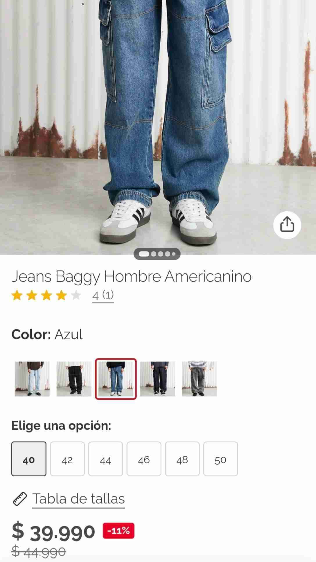 Pantalones cargo de mezclilla - miniatura 6
