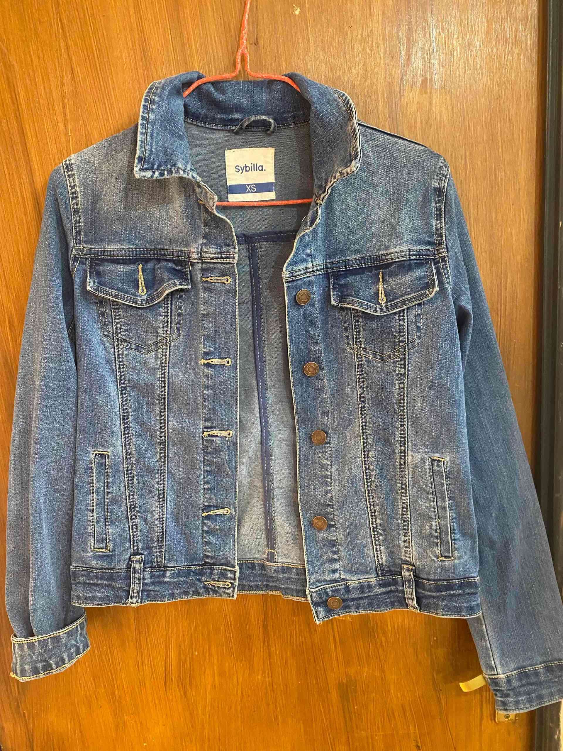 Chaqueta de mezclilla azul