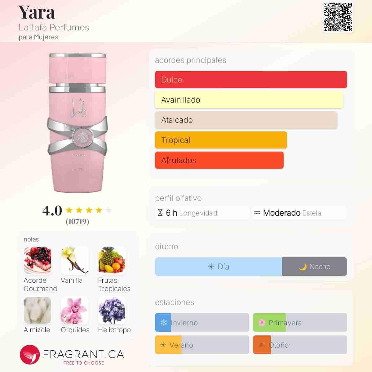 Perfume Yara Dama Rose 100ml - miniatura 2