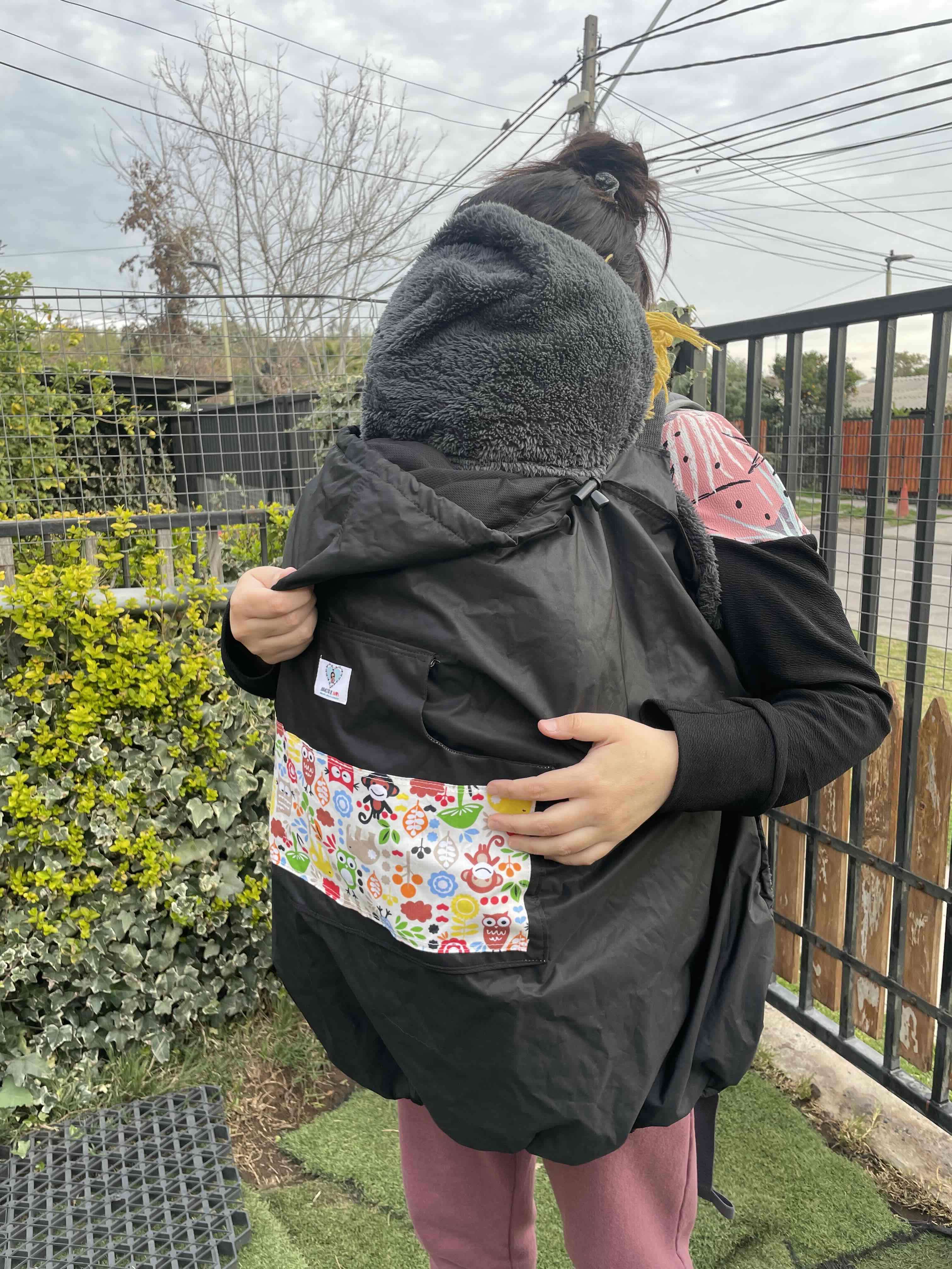 Cobertor de portabebés negro - miniatura 2