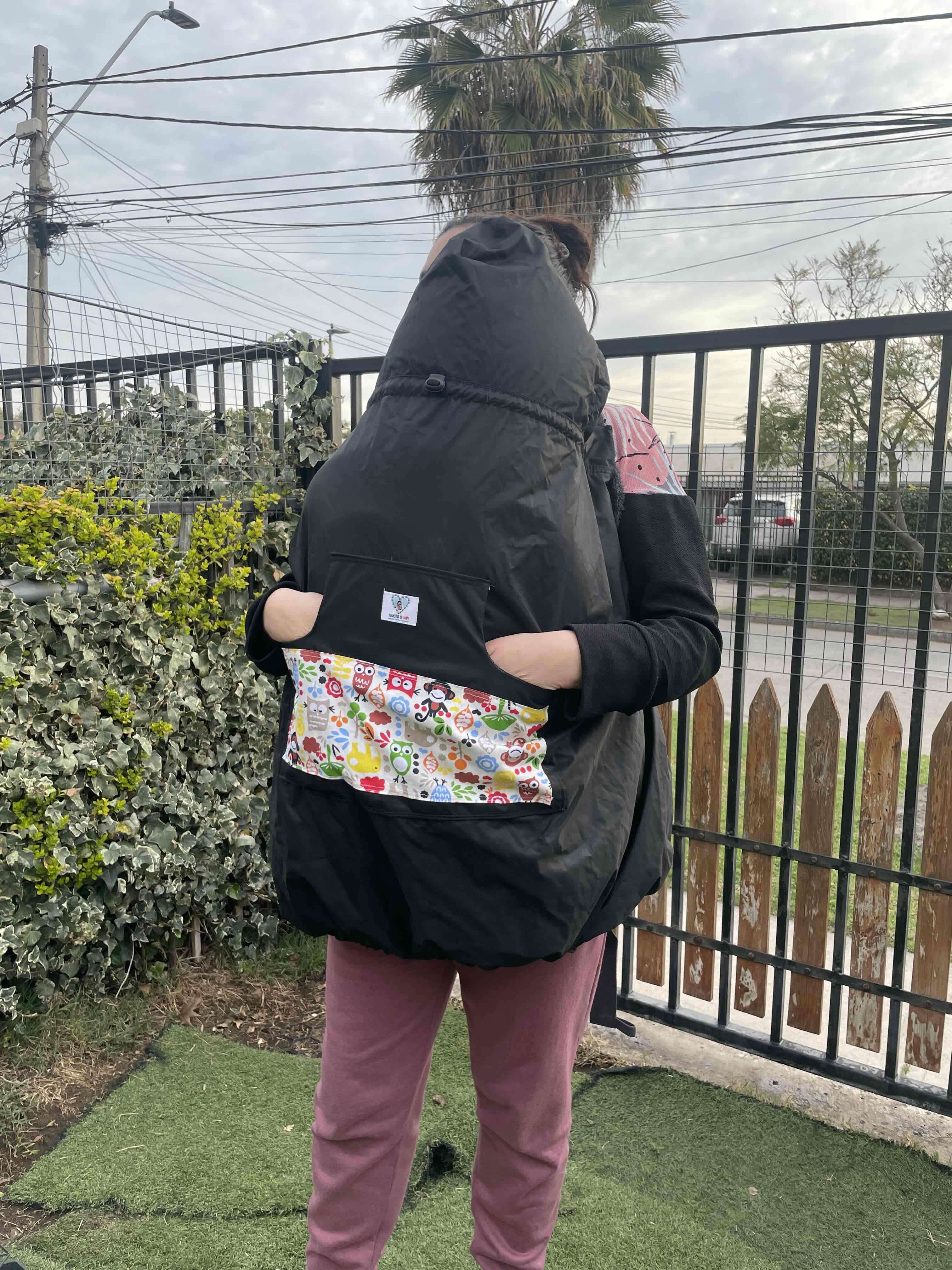 Cobertor de portabebés negro - miniatura 3