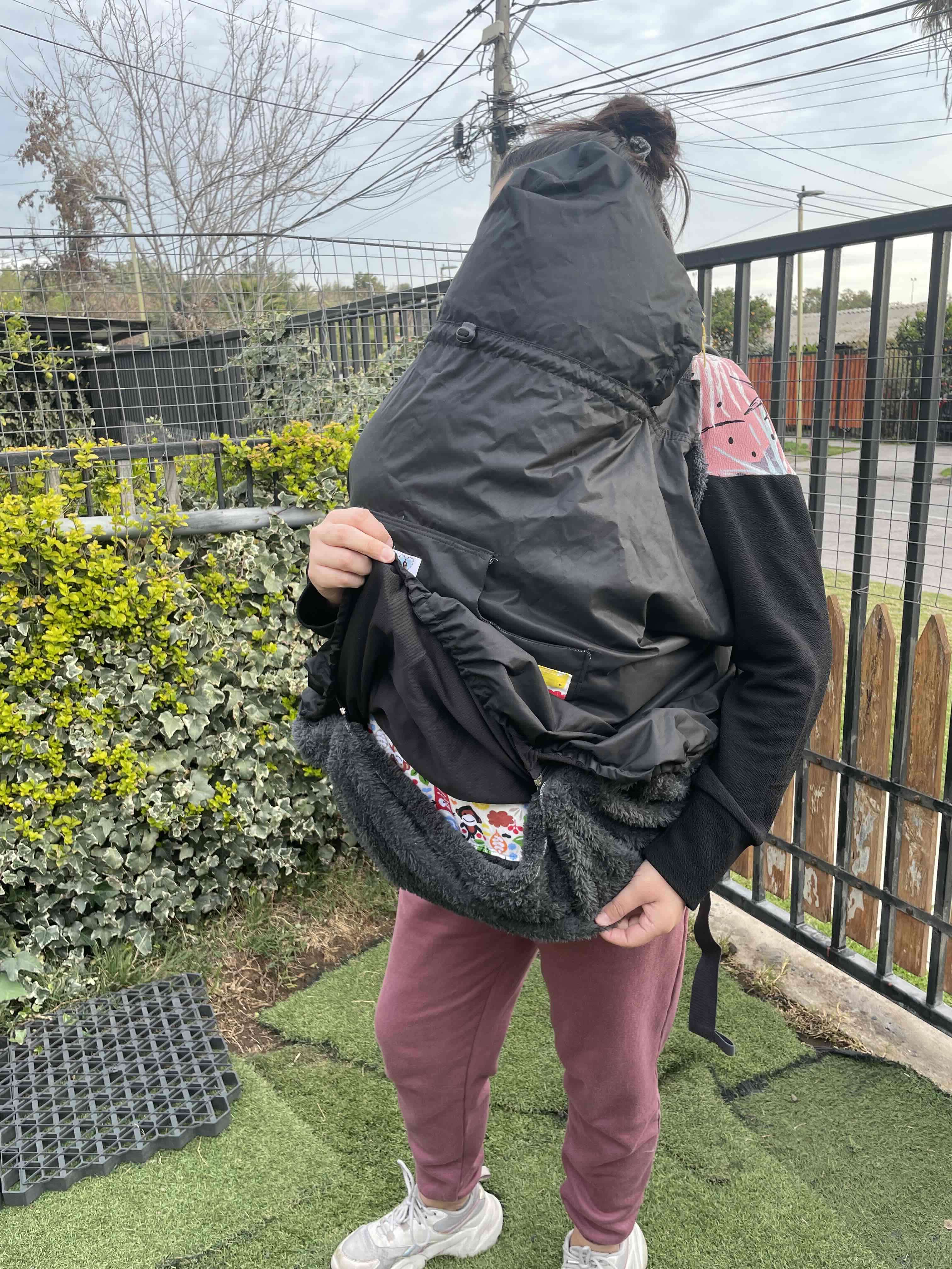 Cobertor de portabebés negro - miniatura 4