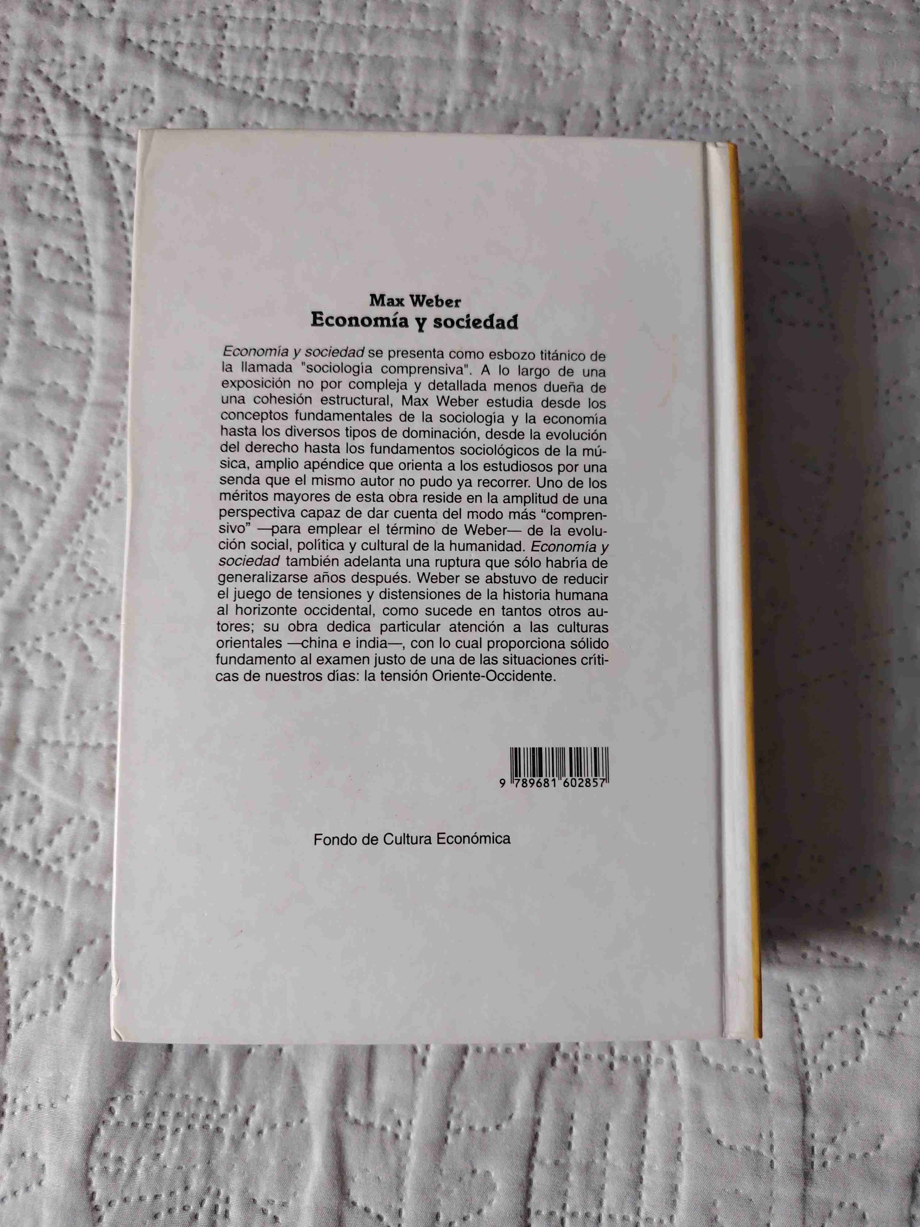 Economía y Sociedad. FCE, 2008 - 2