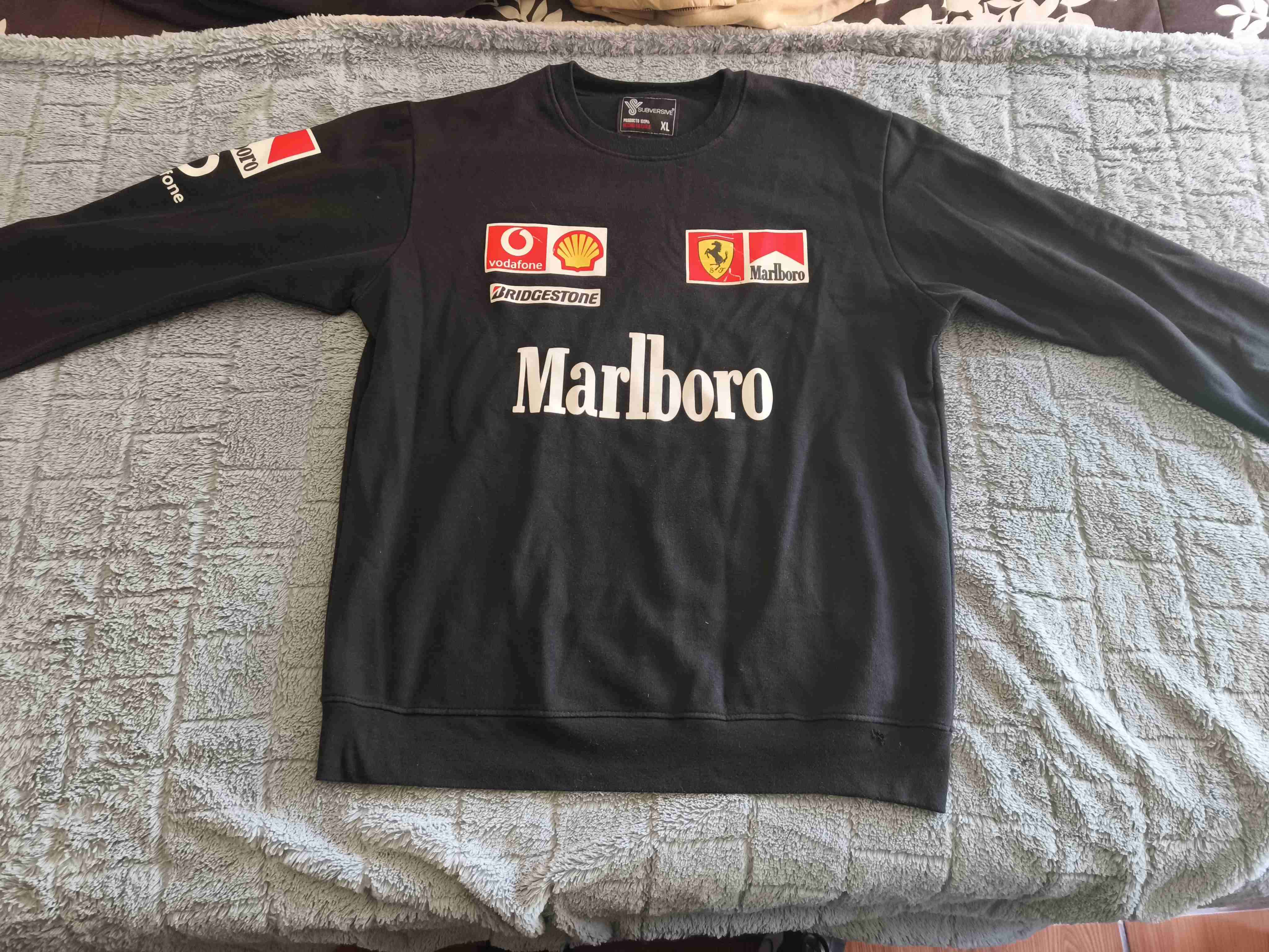 Polerón negro Marlboro formula 1 Ferrari XL