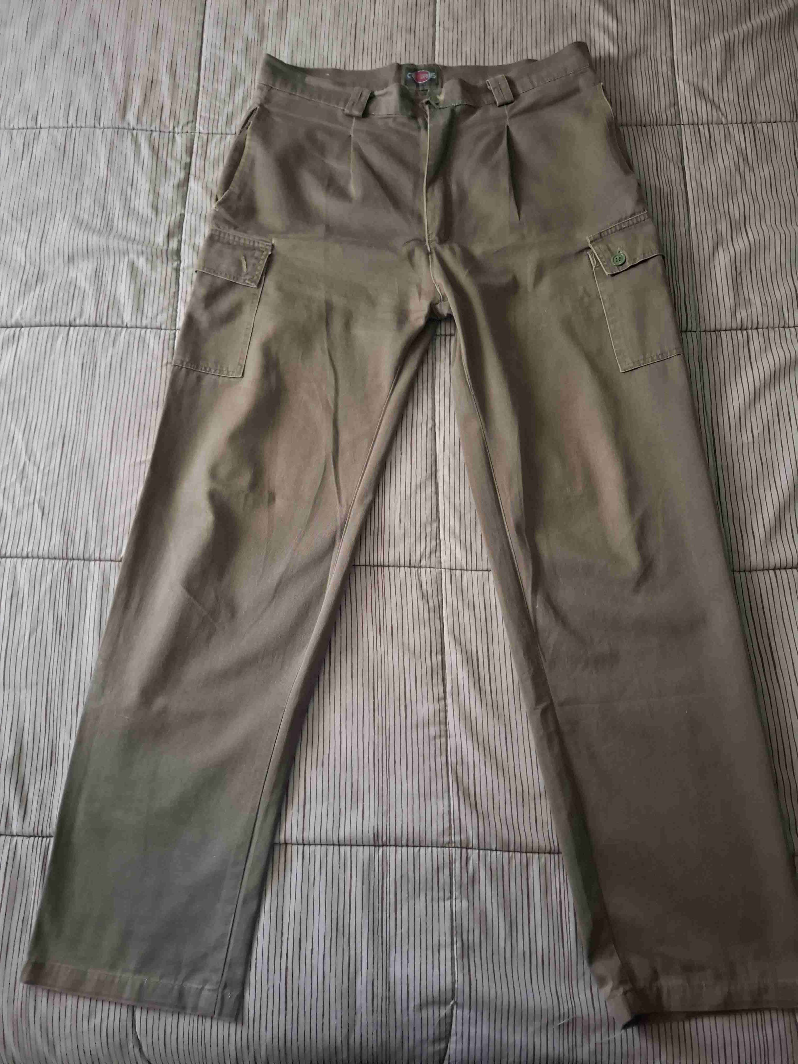 Pantalón cargo beige cafe hombre Talla 42 - 1