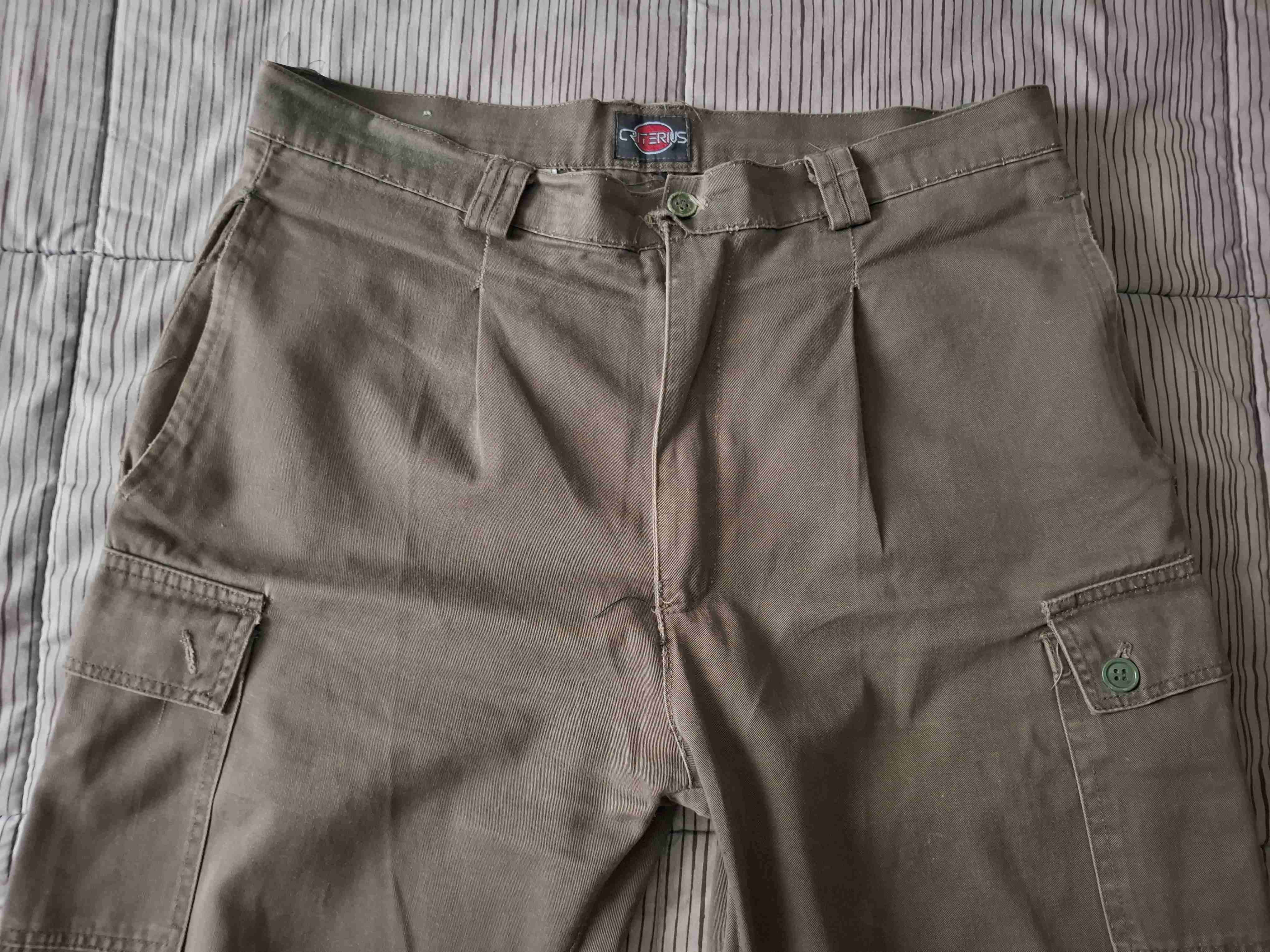 Pantalón cargo beige cafe hombre Talla 42 - 2