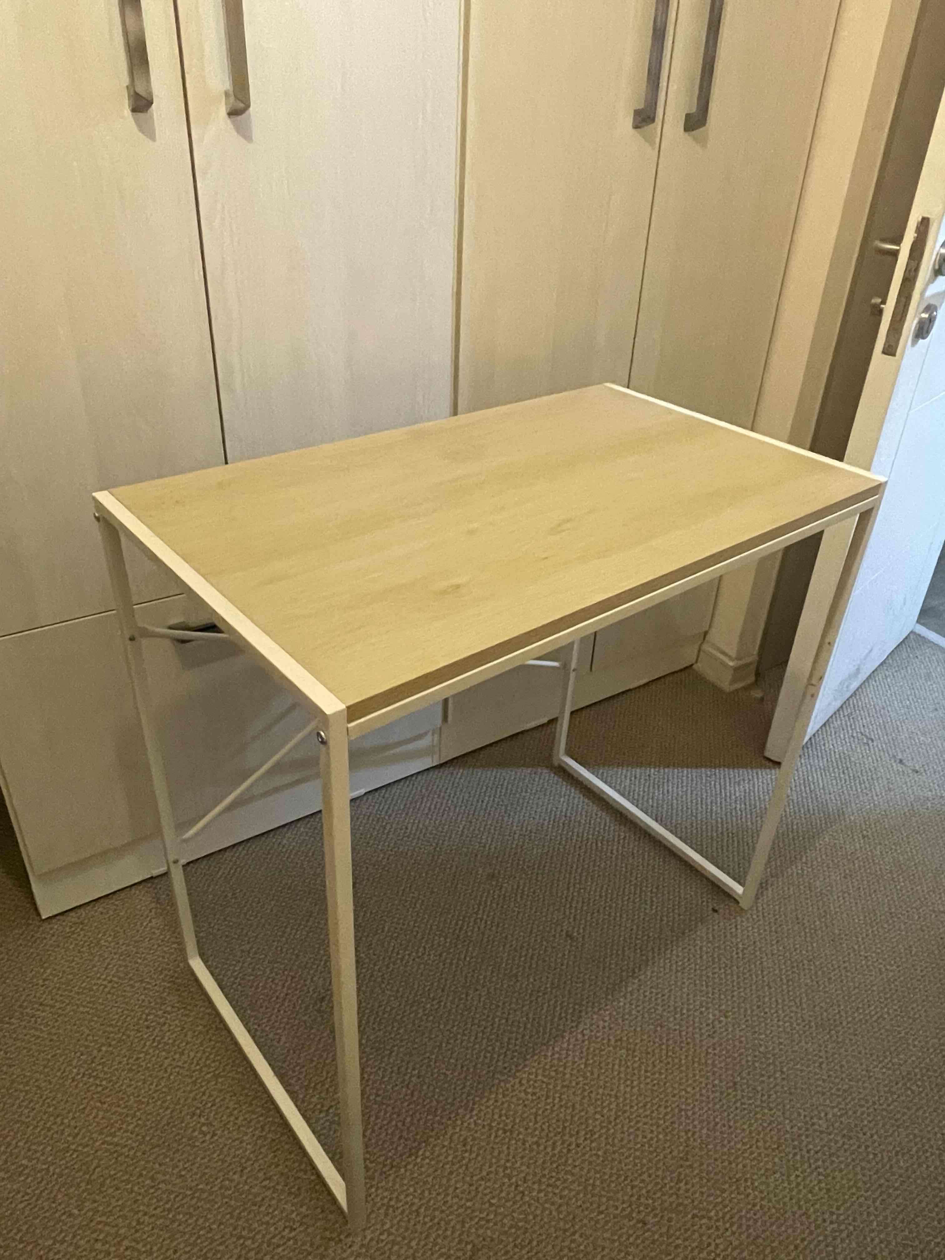 Escritorio compacto madera y metal - miniatura 3