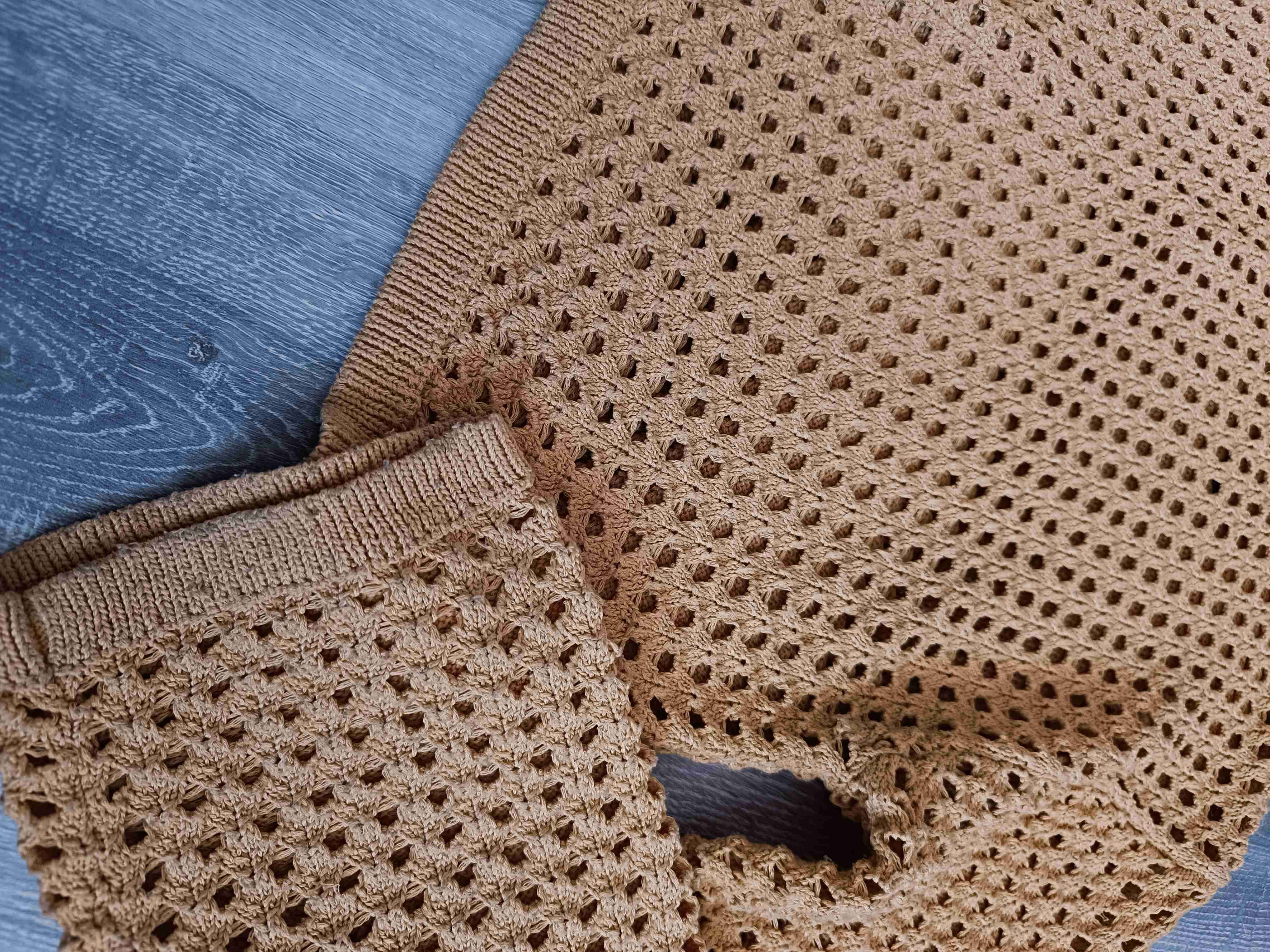 Suéter calado mostaza - miniatura 2