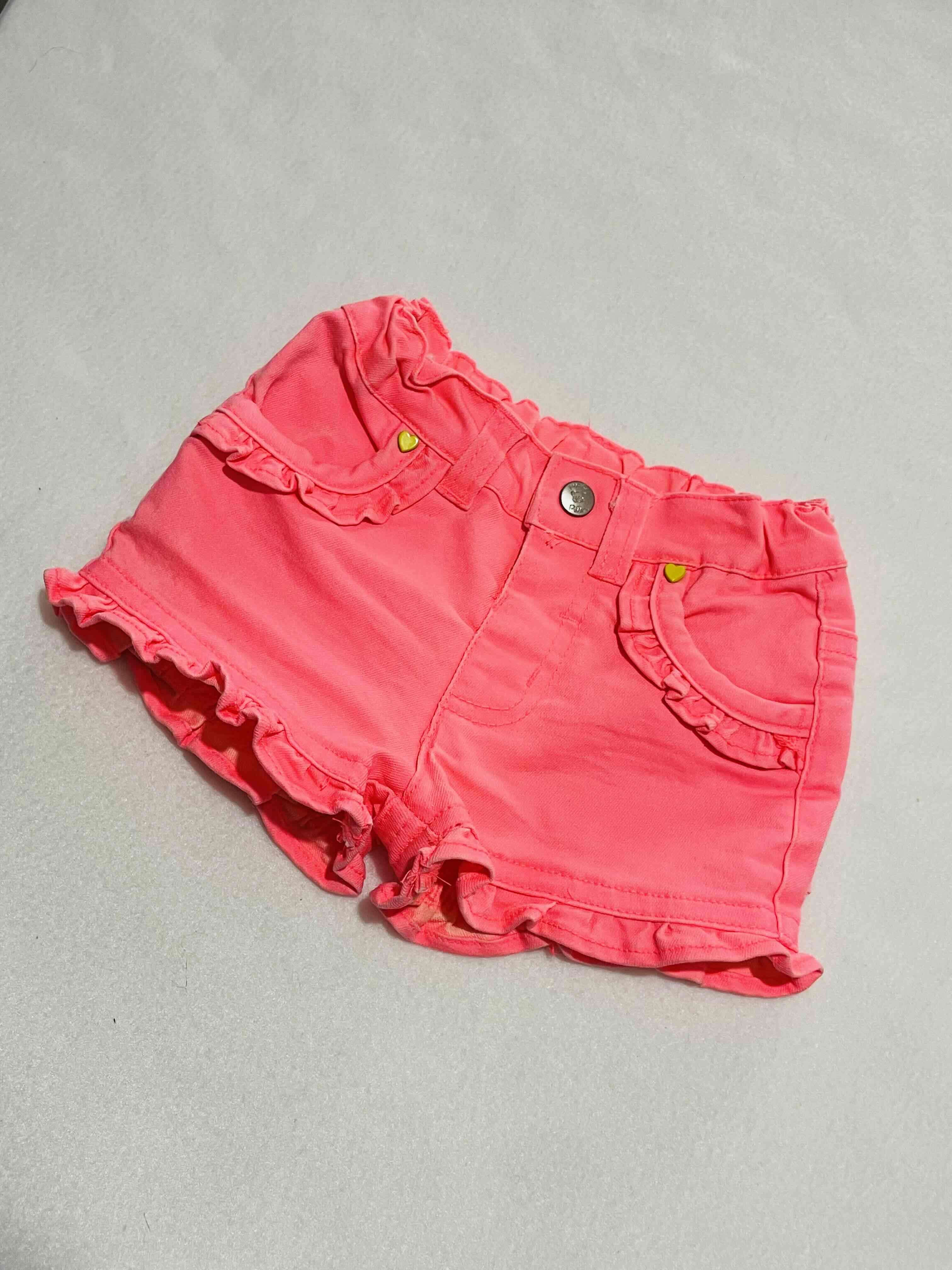 Shorts rosados con vuelo 3 a 6 M - 1